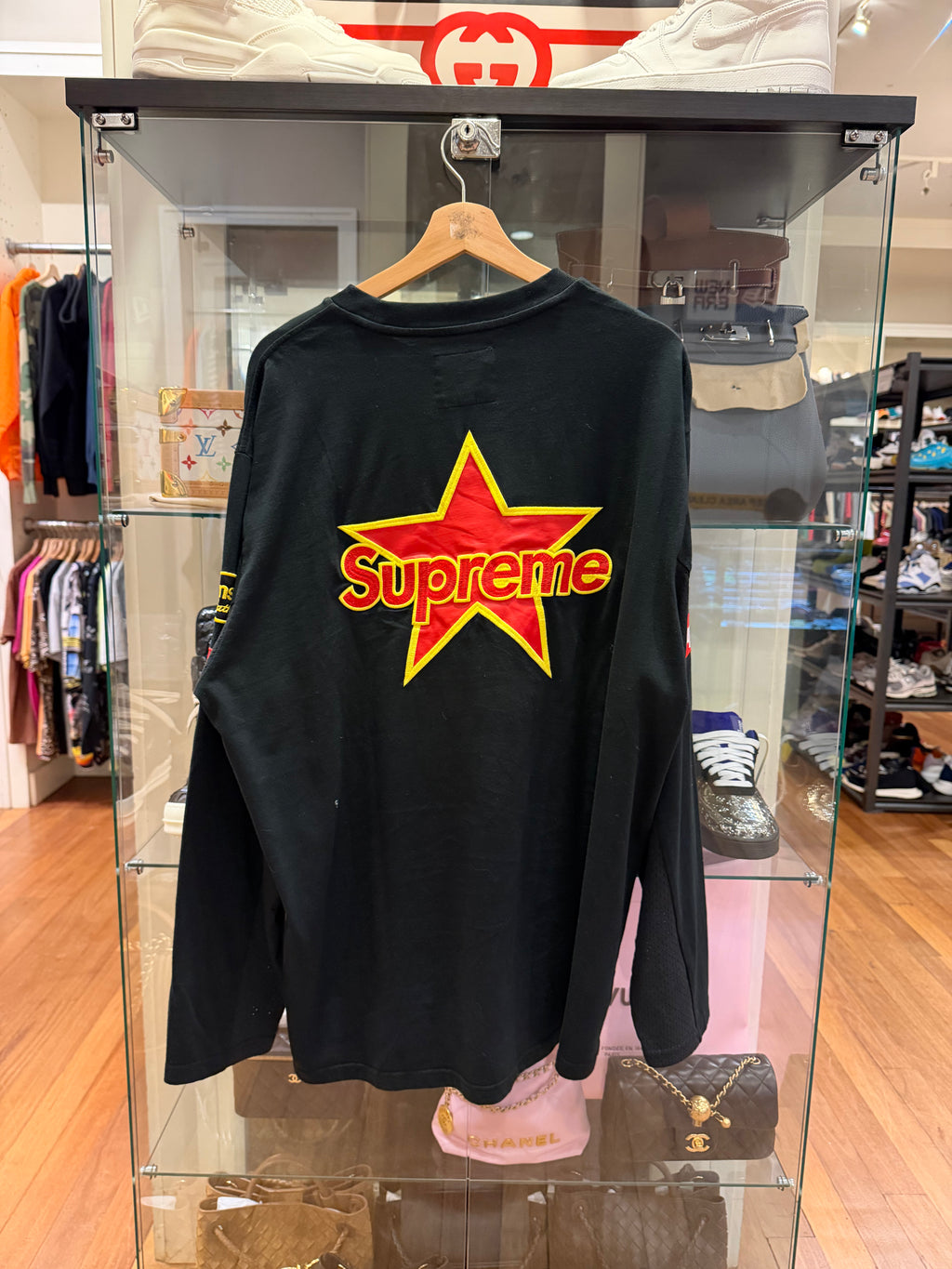 Supreme Vanson Leathers LS -
Black