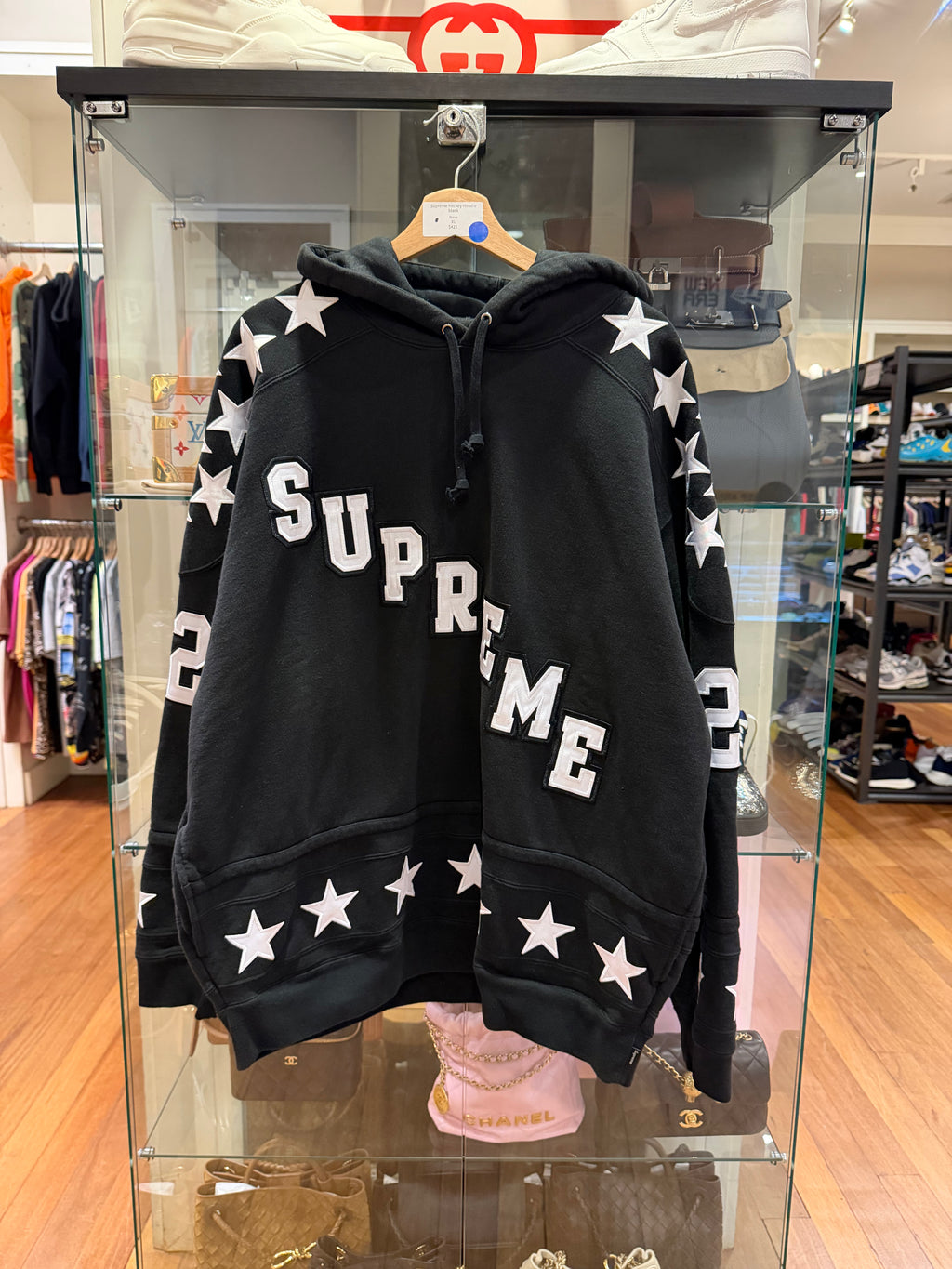 Supreme hockey Hoodie black