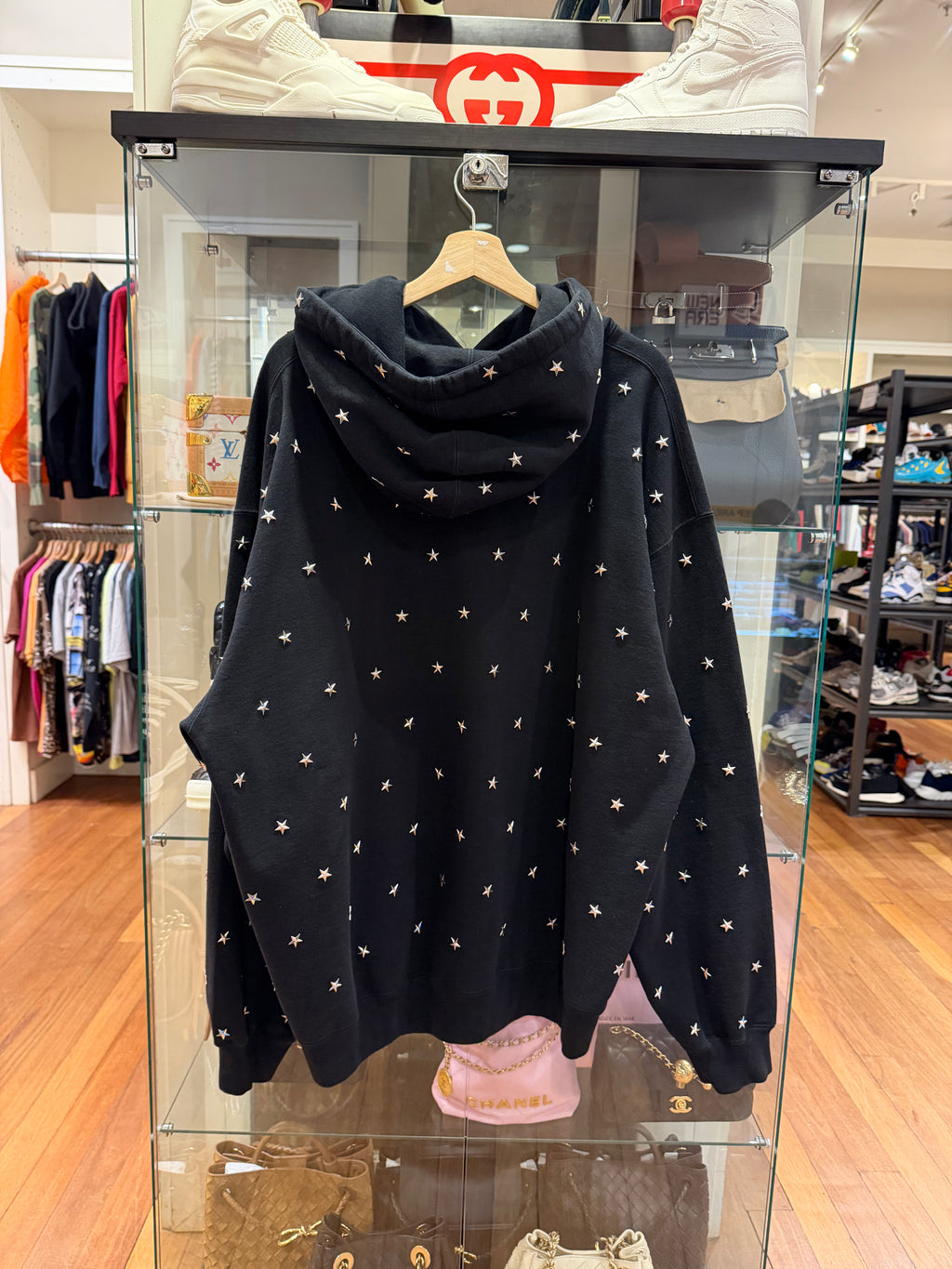 Supreme Stars Studded
Hoodie - Black