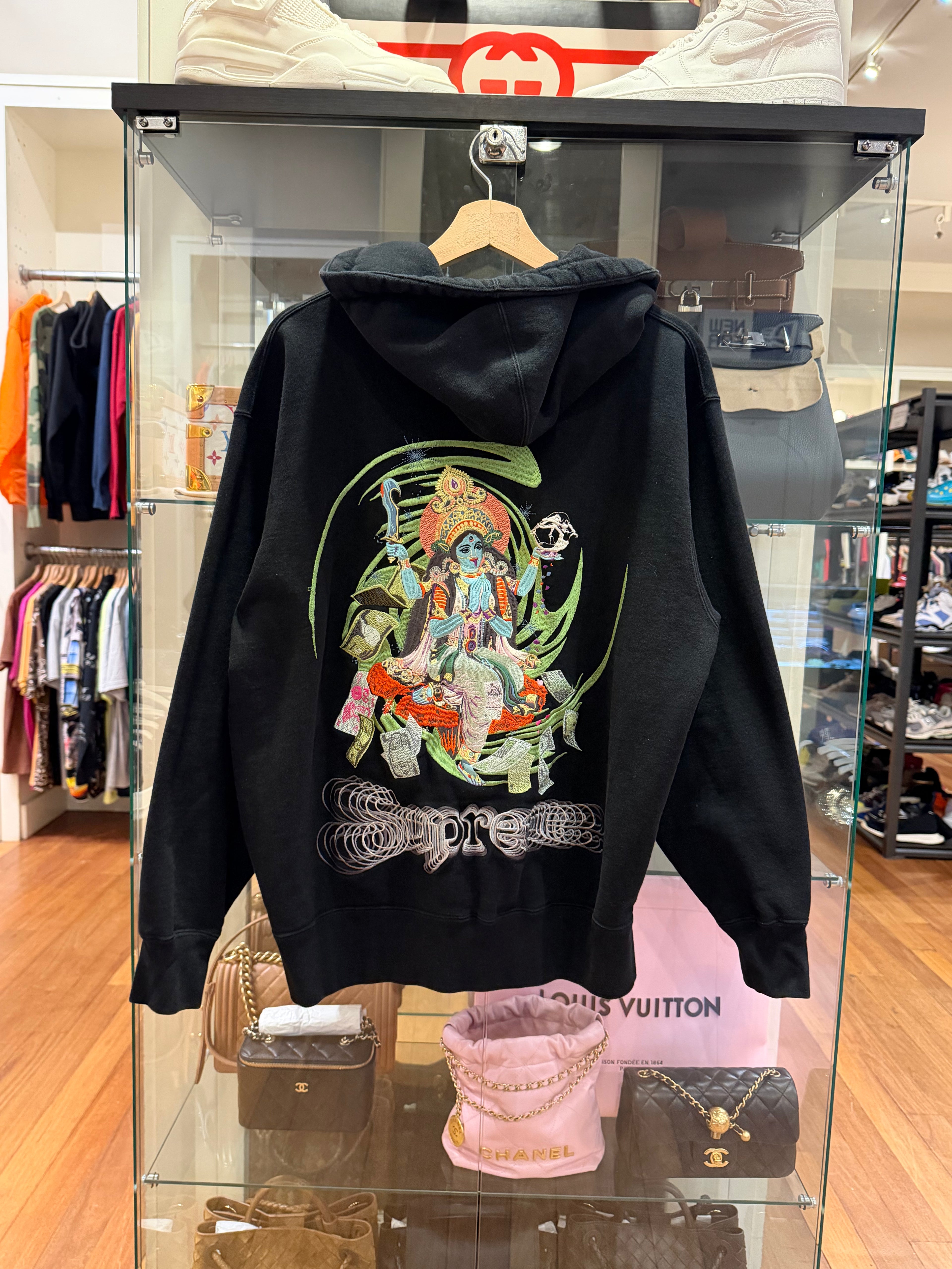 Supreme Lakshmi Zip Up
Hoodie - Black