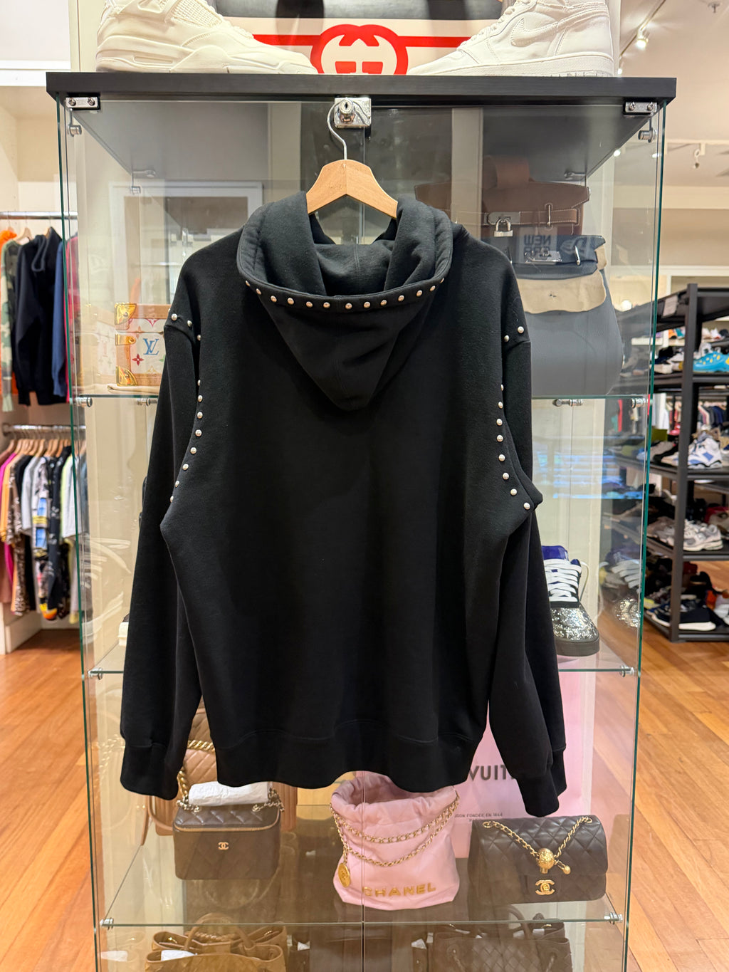 Supreme Studded Hoodie -
Black