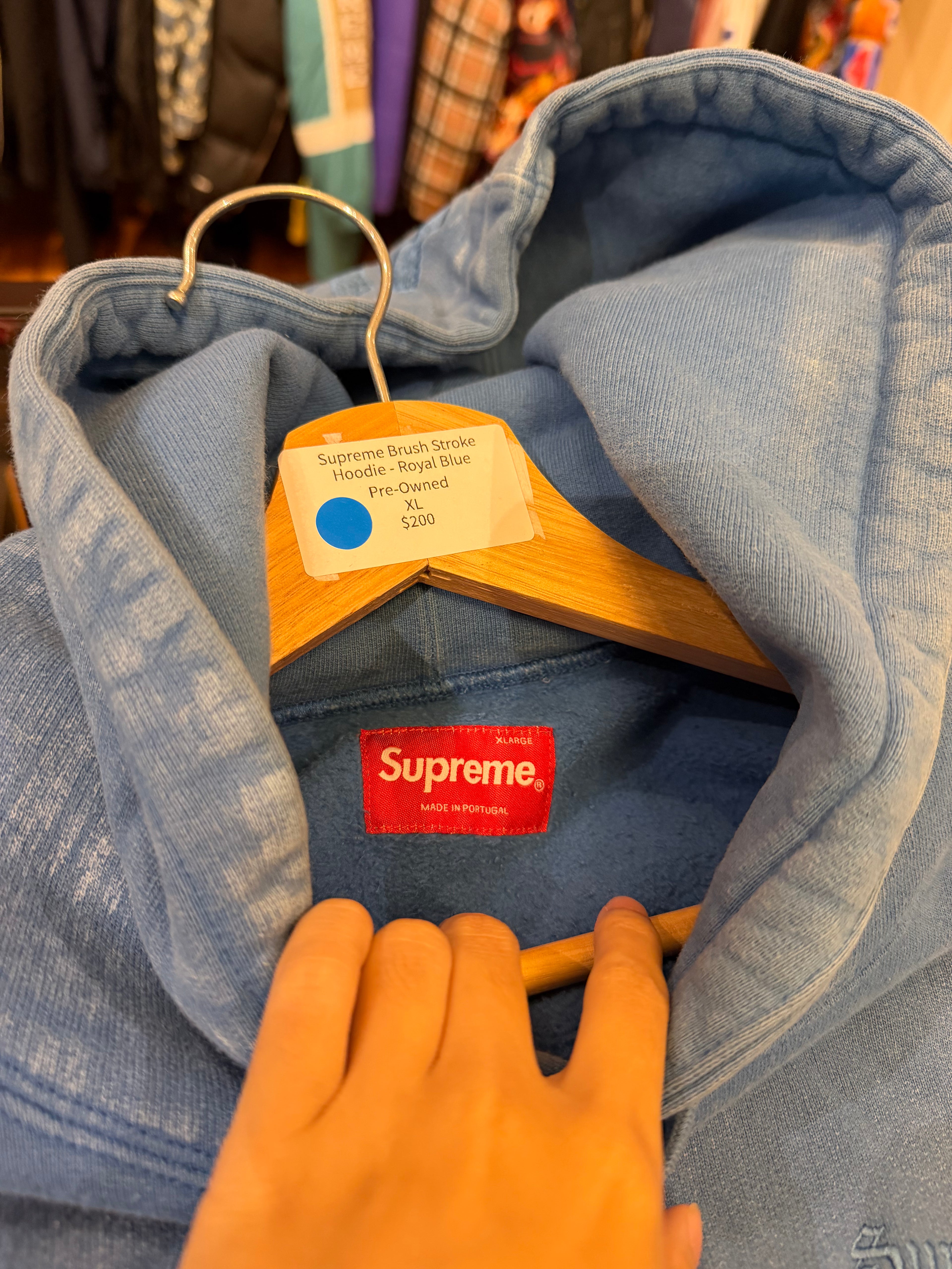 Supreme Brush Stroke
Hoodie - Royal Blue