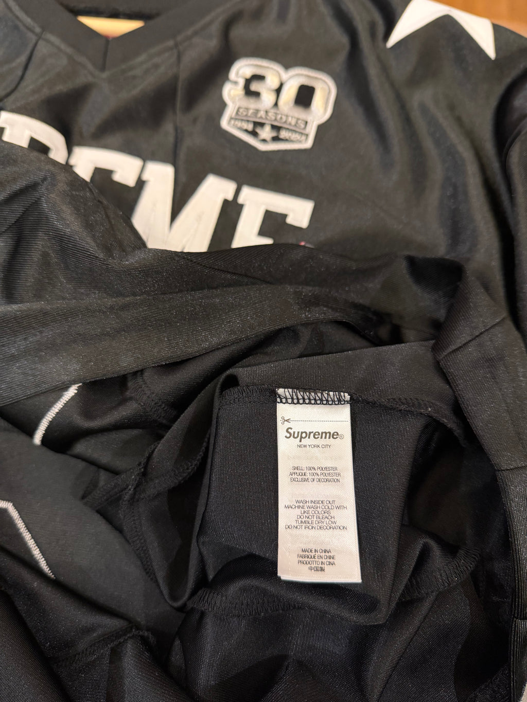 Supreme Star Football Jersey
- Black