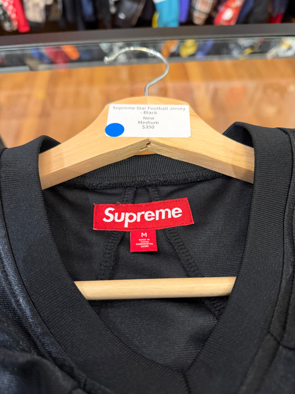 Supreme Star Football Jersey
- Black
