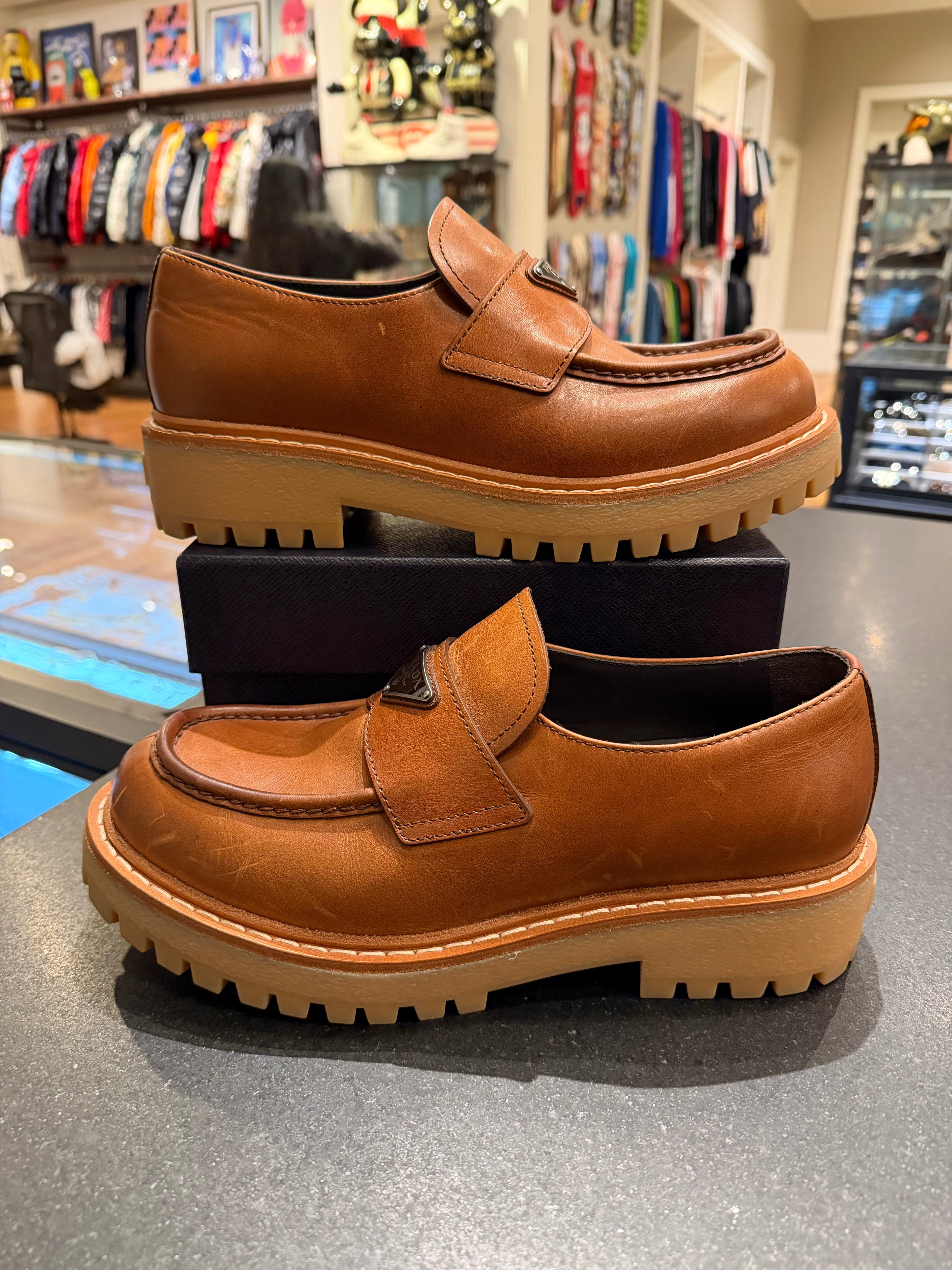 Prada Leather Loafers