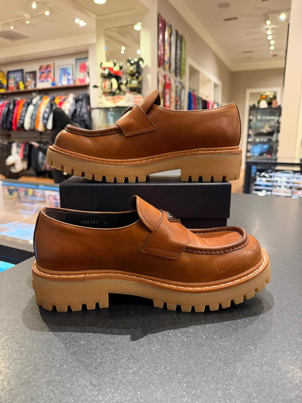 Prada Leather Loafers