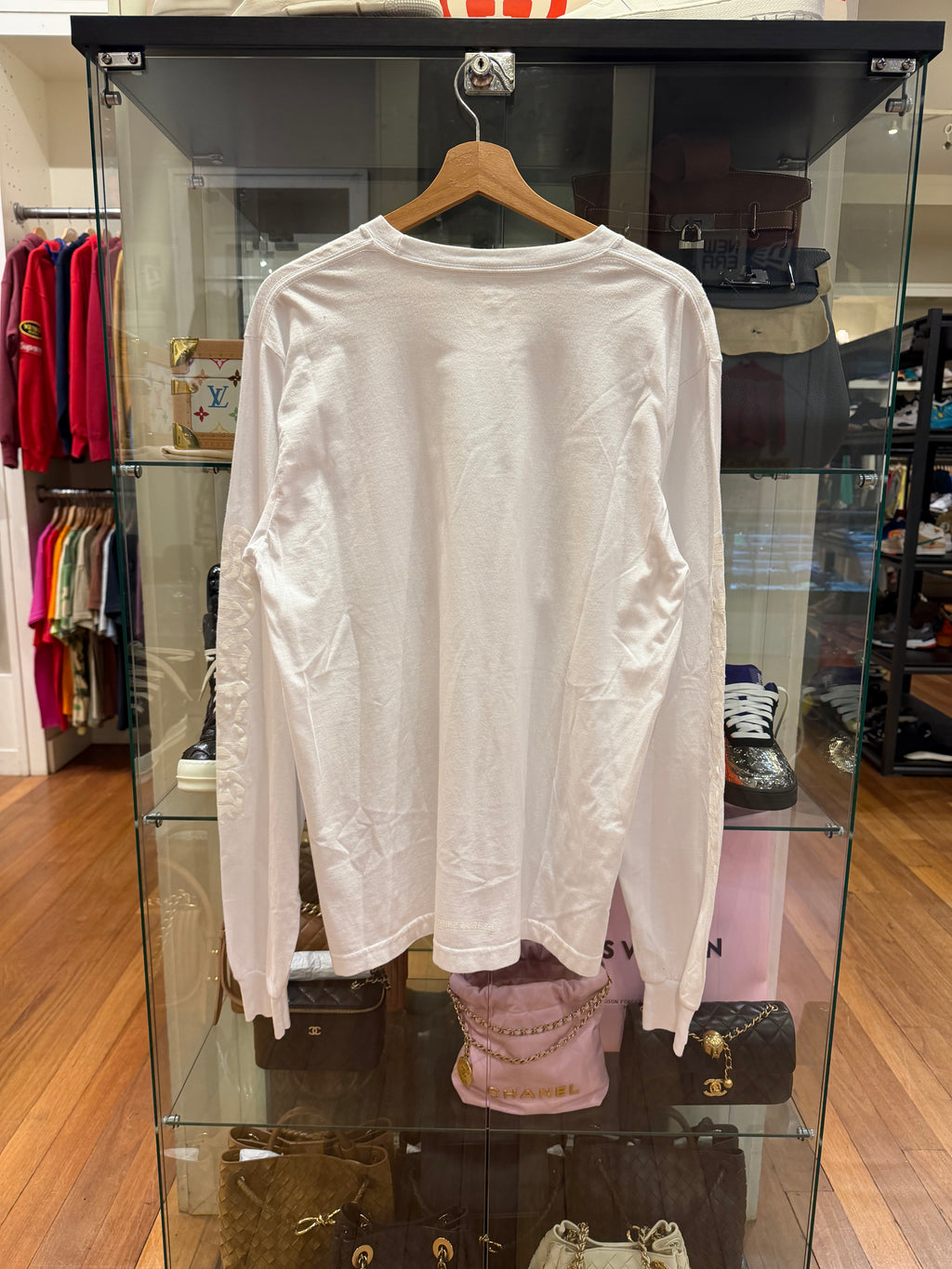 Chrome Hearts White Neck
Print LS Shirt