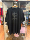 Balenciaga Distressed
Rhinestone Crown Logo Tee