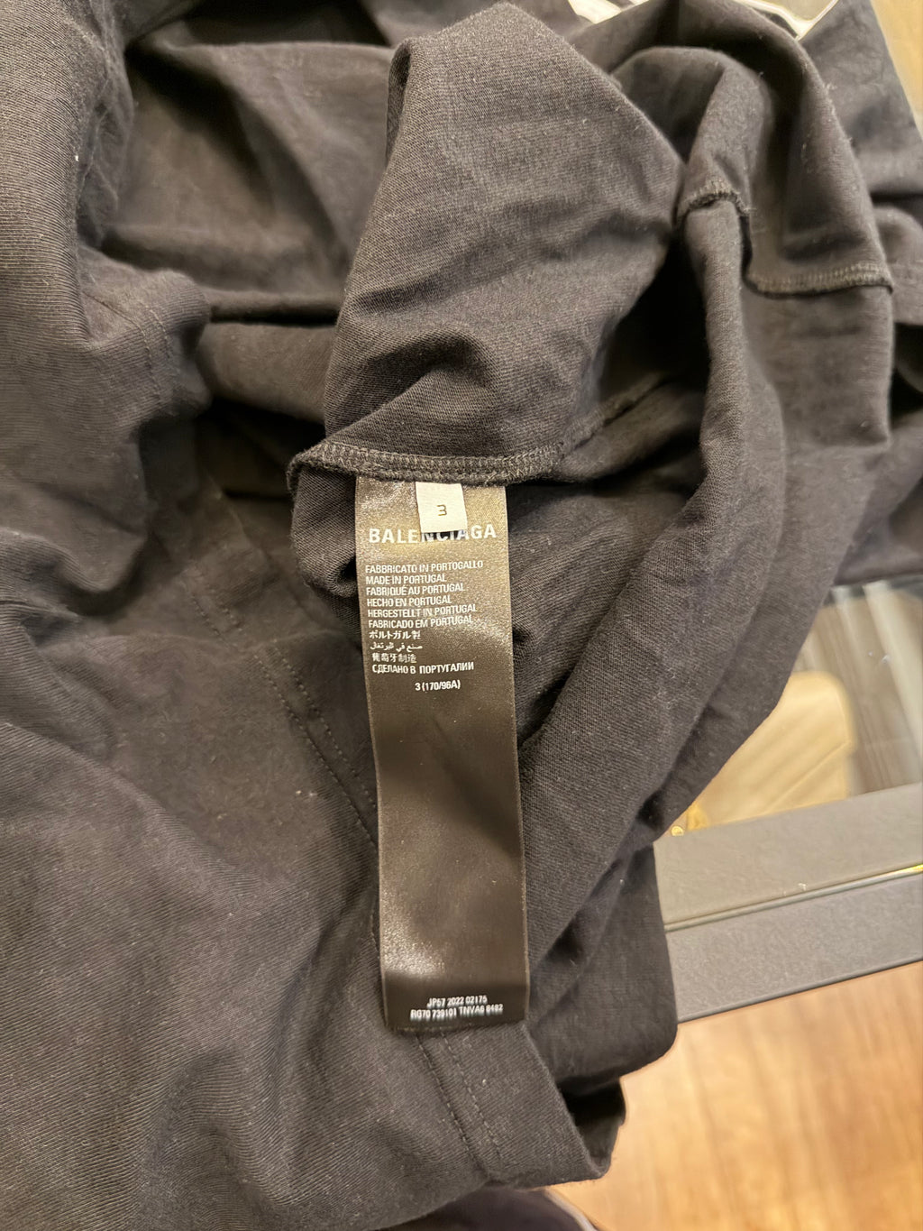 Balenciaga Adidas Stripes
Oversized Tee - Black