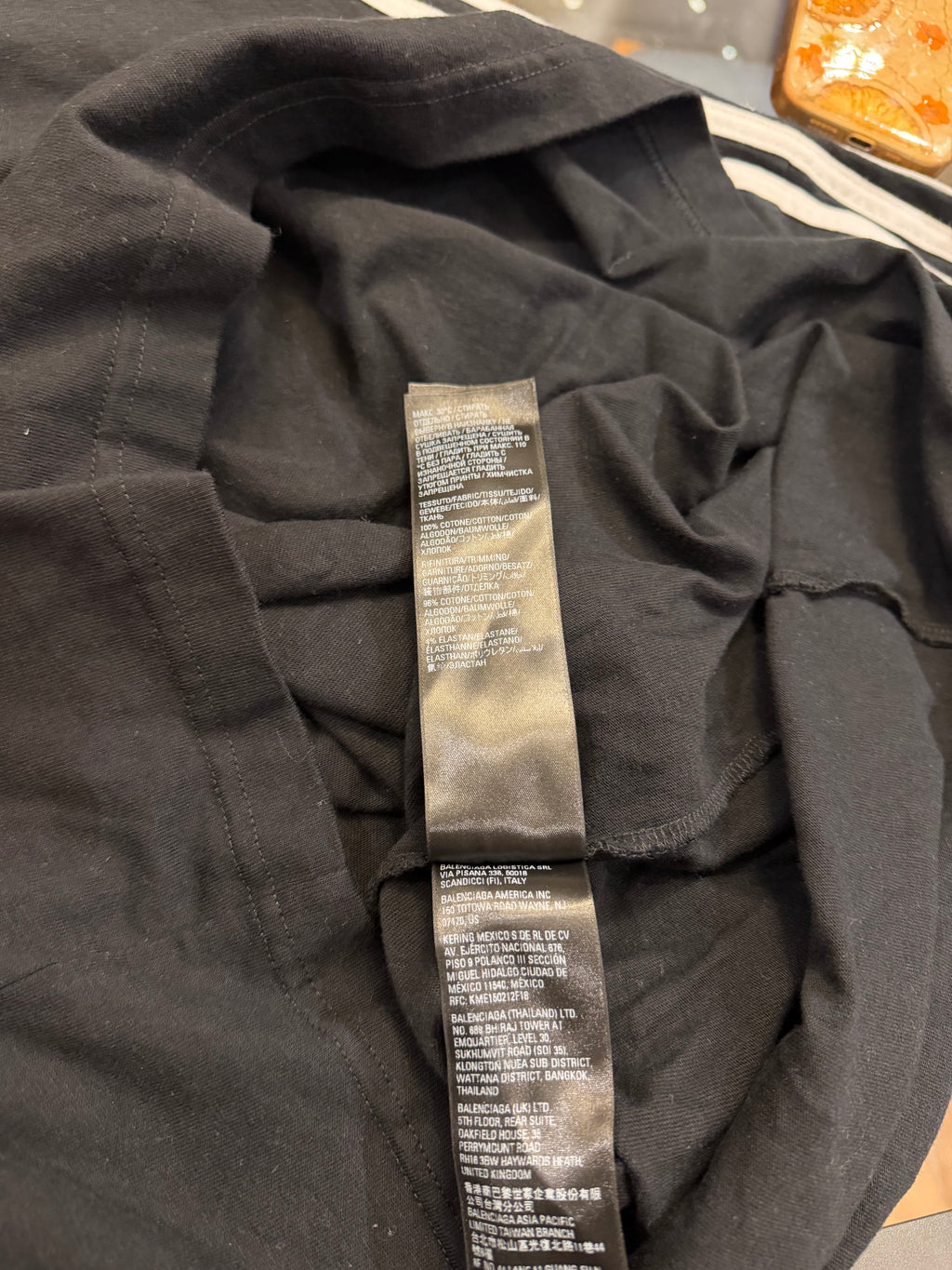 Balenciaga Adidas Stripes
Oversized Tee - Black