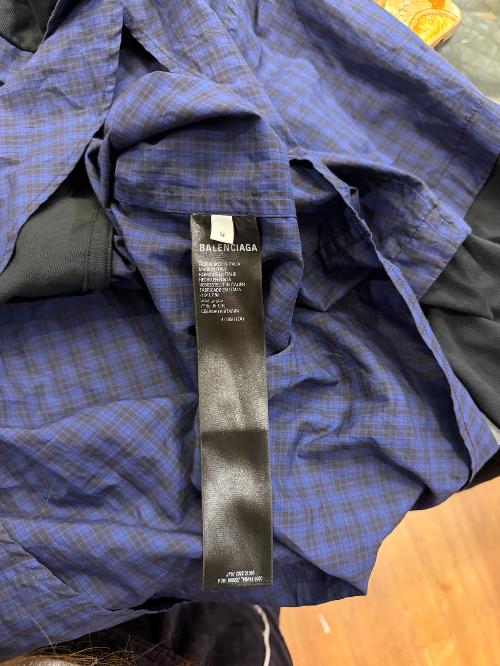 Balenciaga Trompe Shirt
Button Up Hybrid - Blue/Black