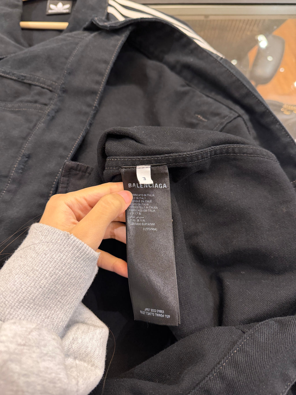 Balenciaga Adidas Joint
Denim Jacket