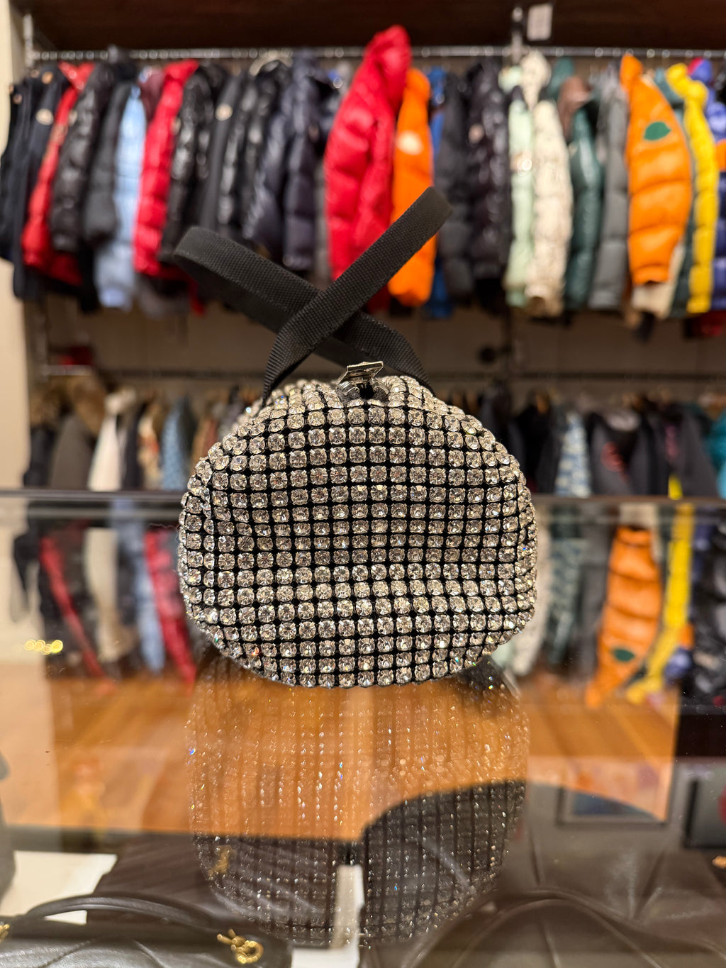 Alexander Wang Cruiser Mini Crystal Duffle Bag