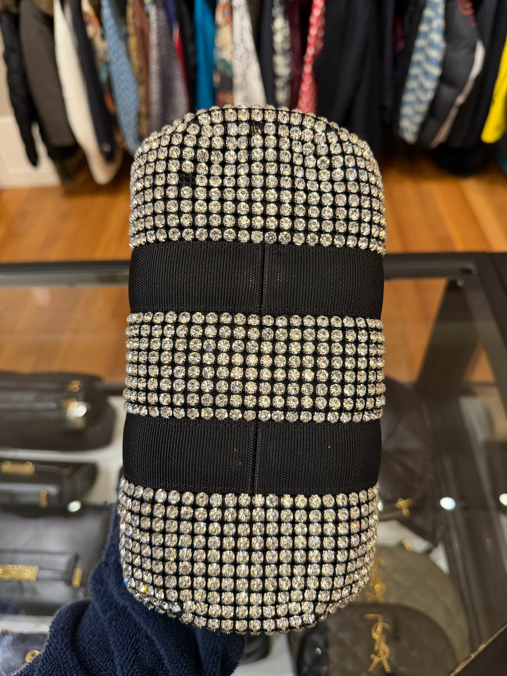 Alexander Wang Cruiser Mini Crystal Duffle Bag