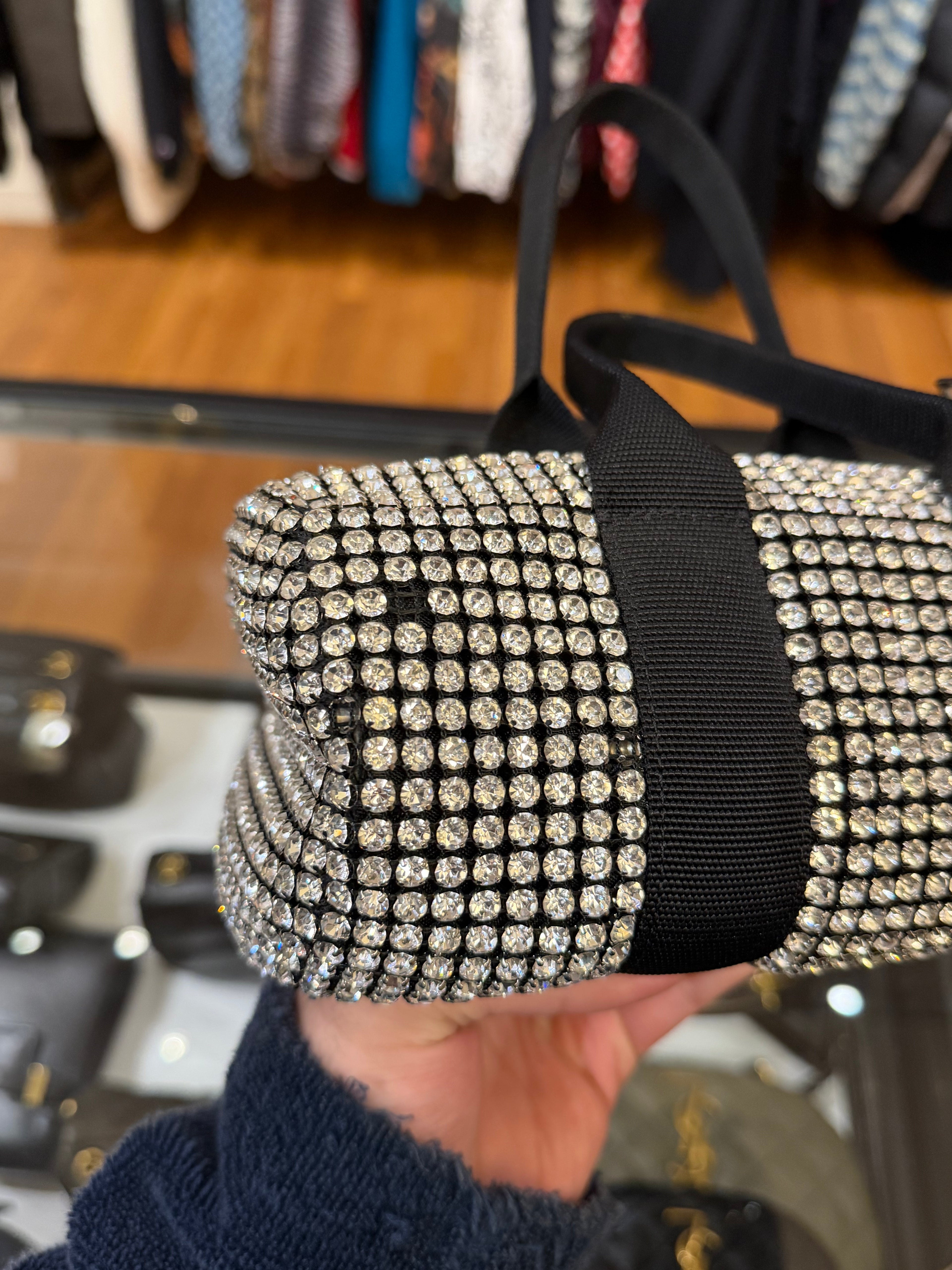 Alexander Wang Cruiser Mini Crystal Duffle Bag