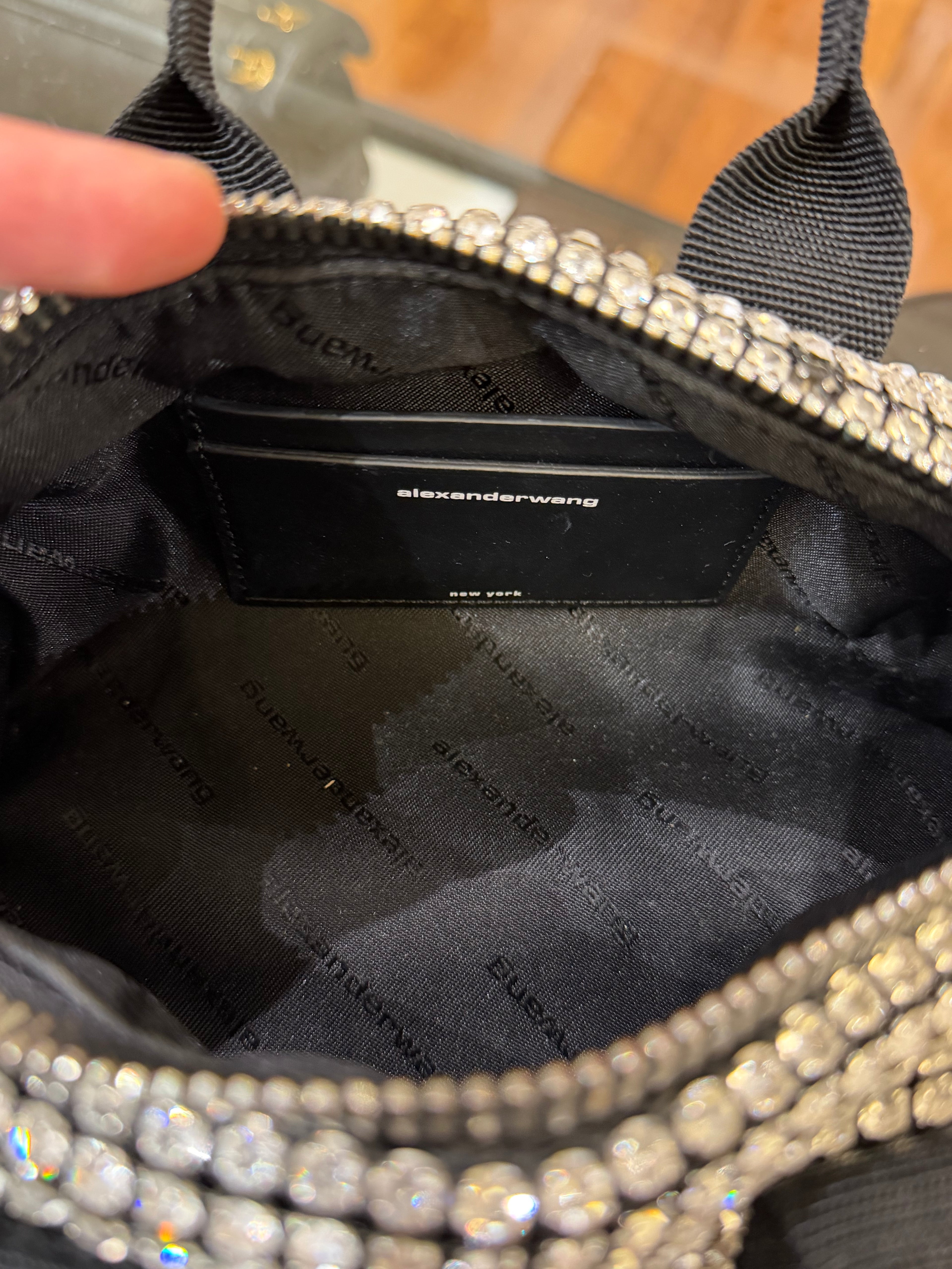 Alexander Wang Cruiser Mini Crystal Duffle Bag