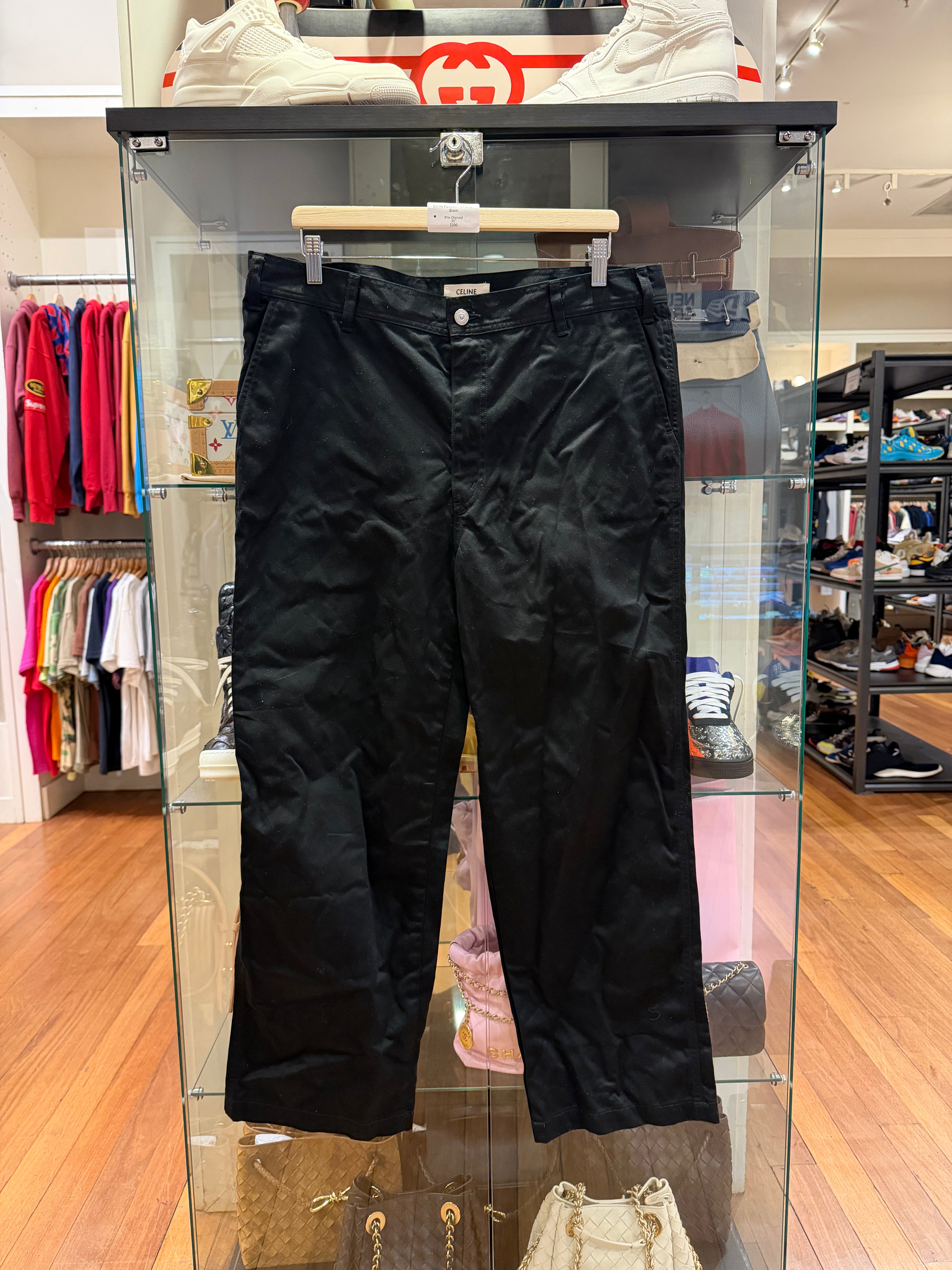 Celine Paris Chino Pants -
Black
