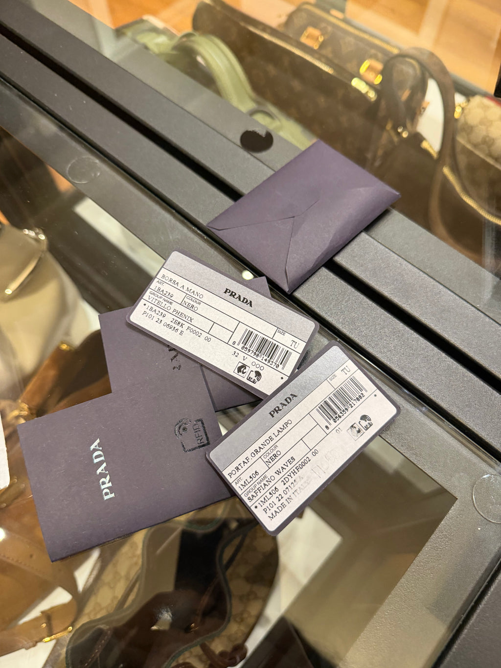 Prada Saffiano Long Zip Black Wallet