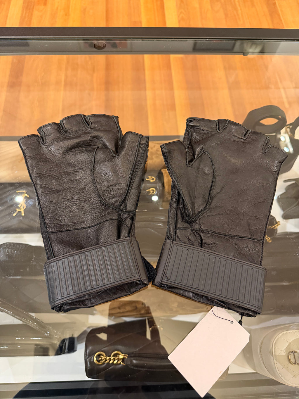 Gucci x adidas Nappa Leather Fingerless Football Gloves
