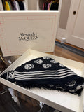 McQueen Classic Skull Wool Scarf