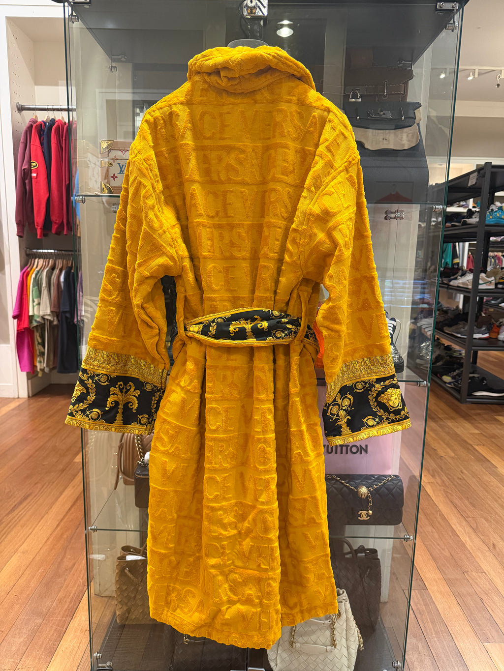 Versace ‘I Love Baroque’ Bathrobe - Yellow