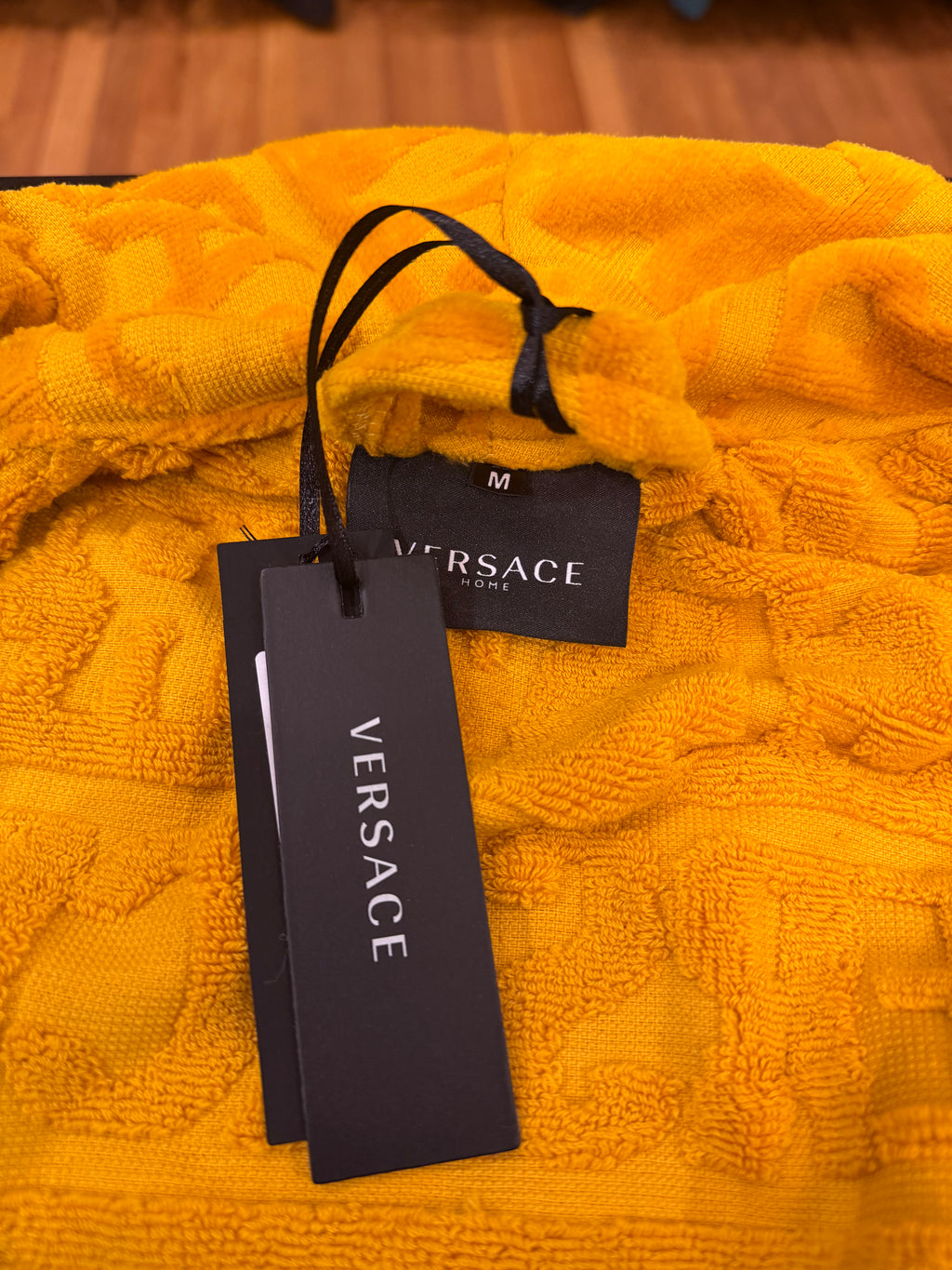 Versace ‘I Love Baroque’ Bathrobe - Yellow