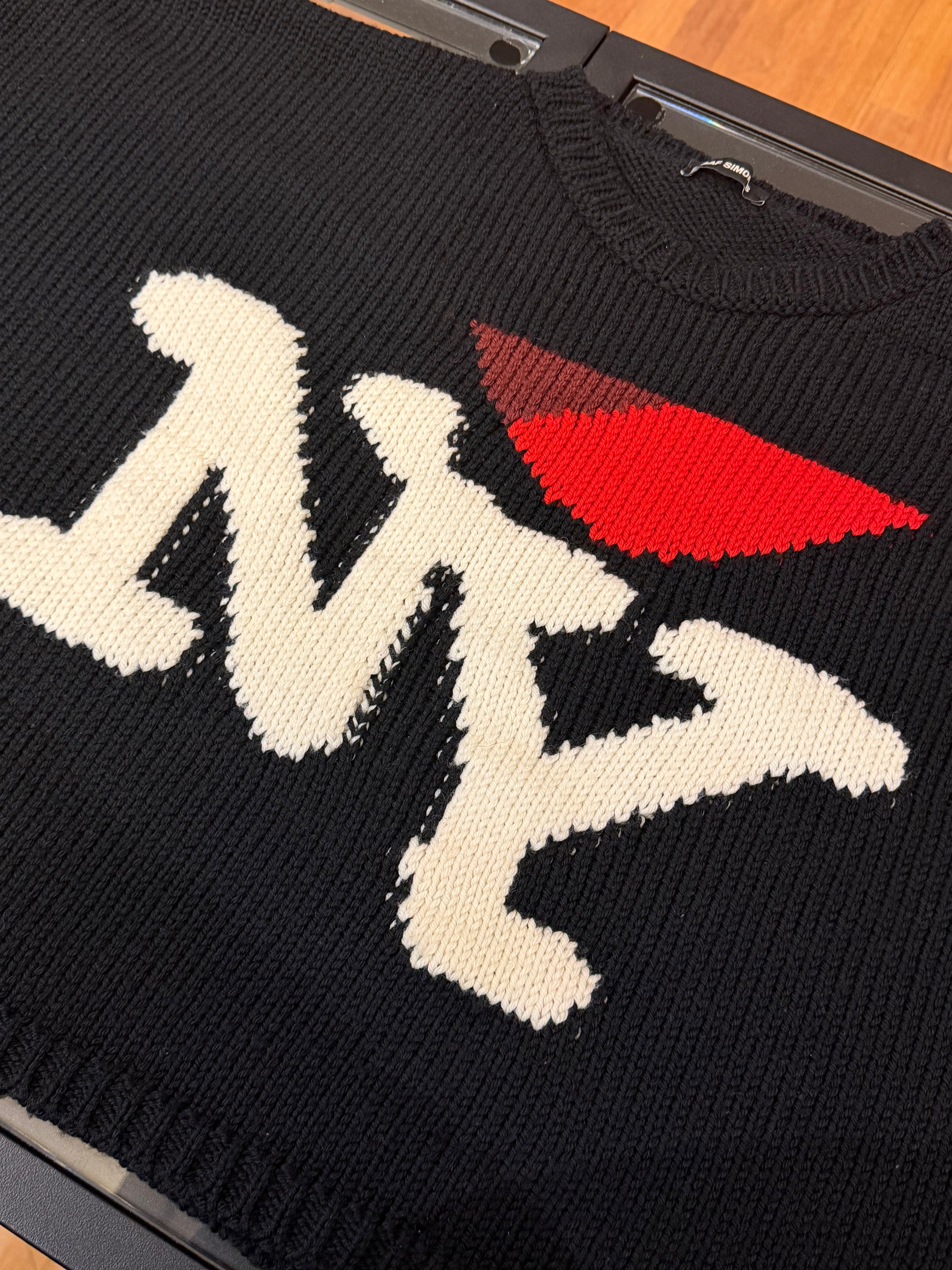 Raf Simmons FW17 ‘I Love NY’ Oversized Wool Sweater