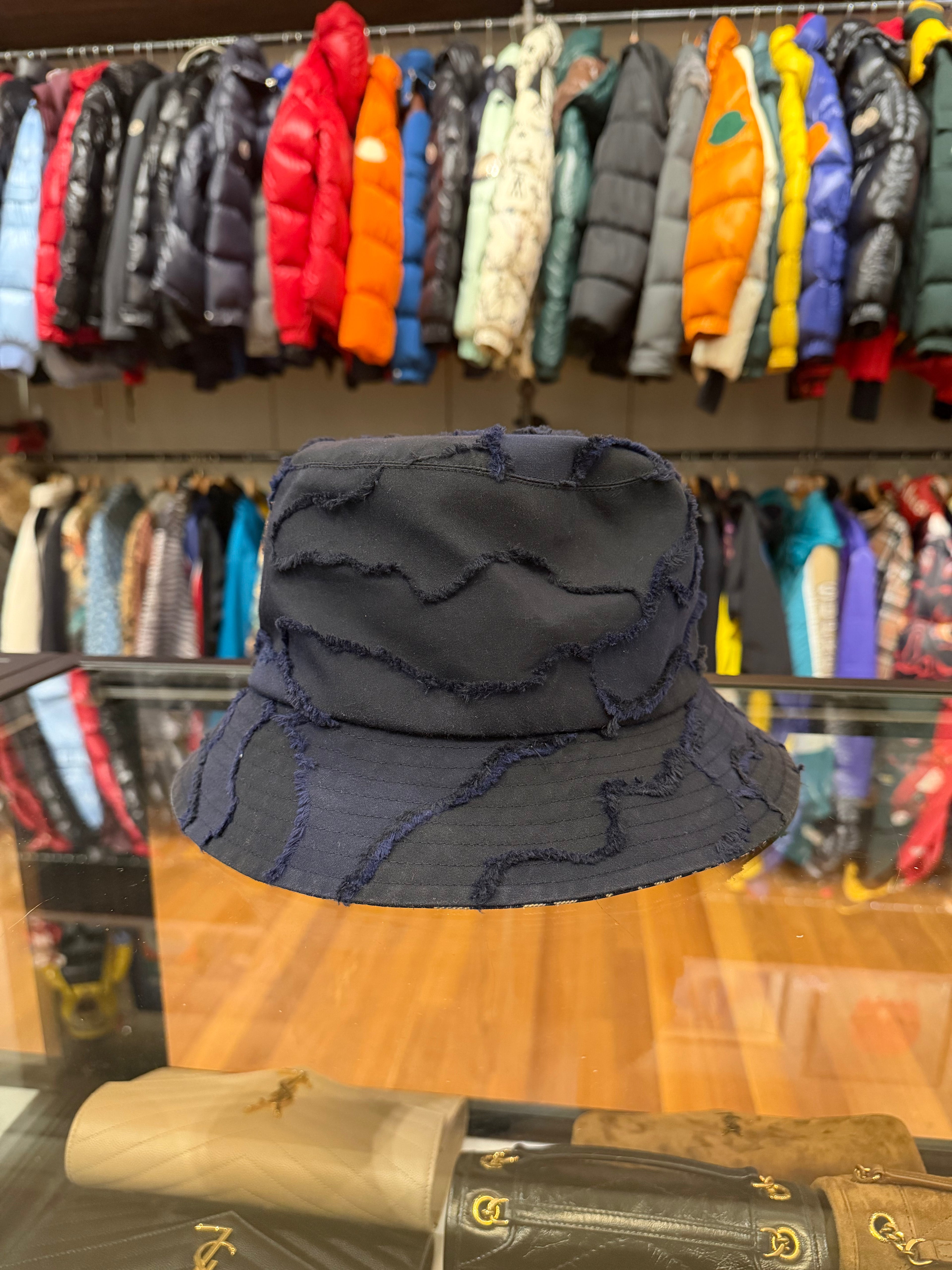 Dior Frayed Camouflage Bucket Hat