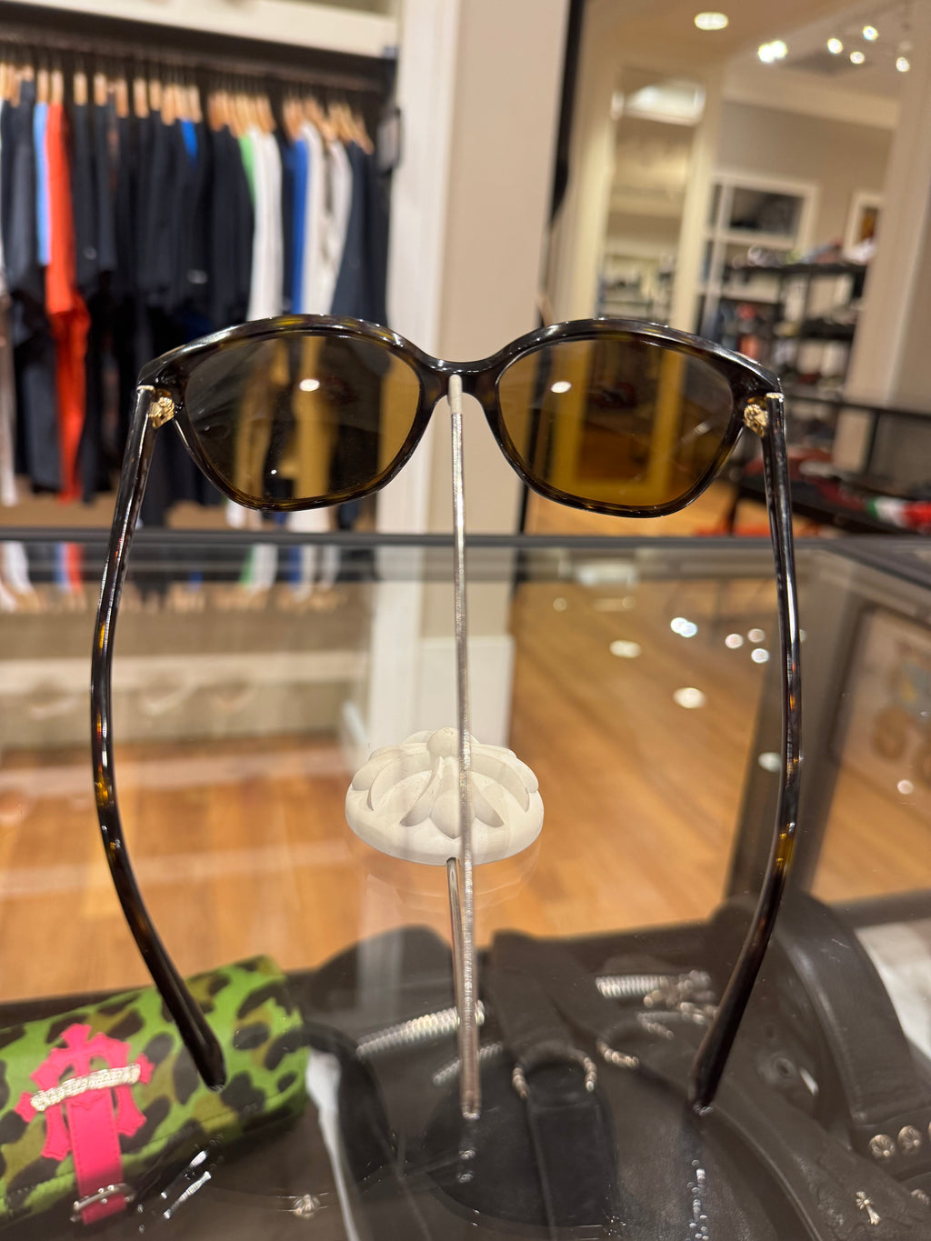 Prada Round Sunglasses - Brown