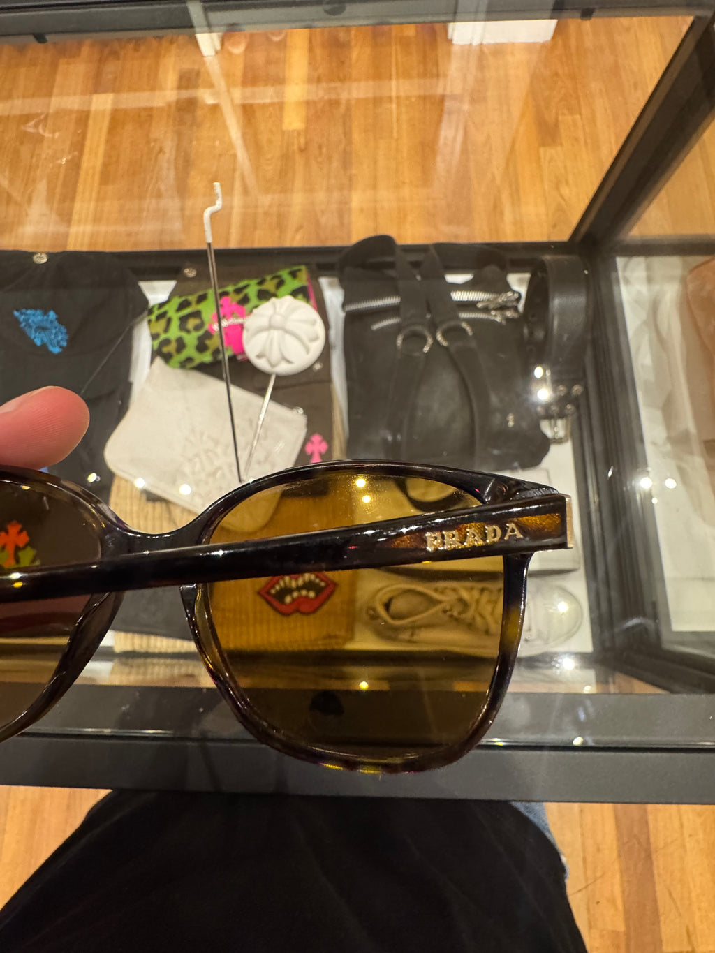 Prada Round Sunglasses - Brown