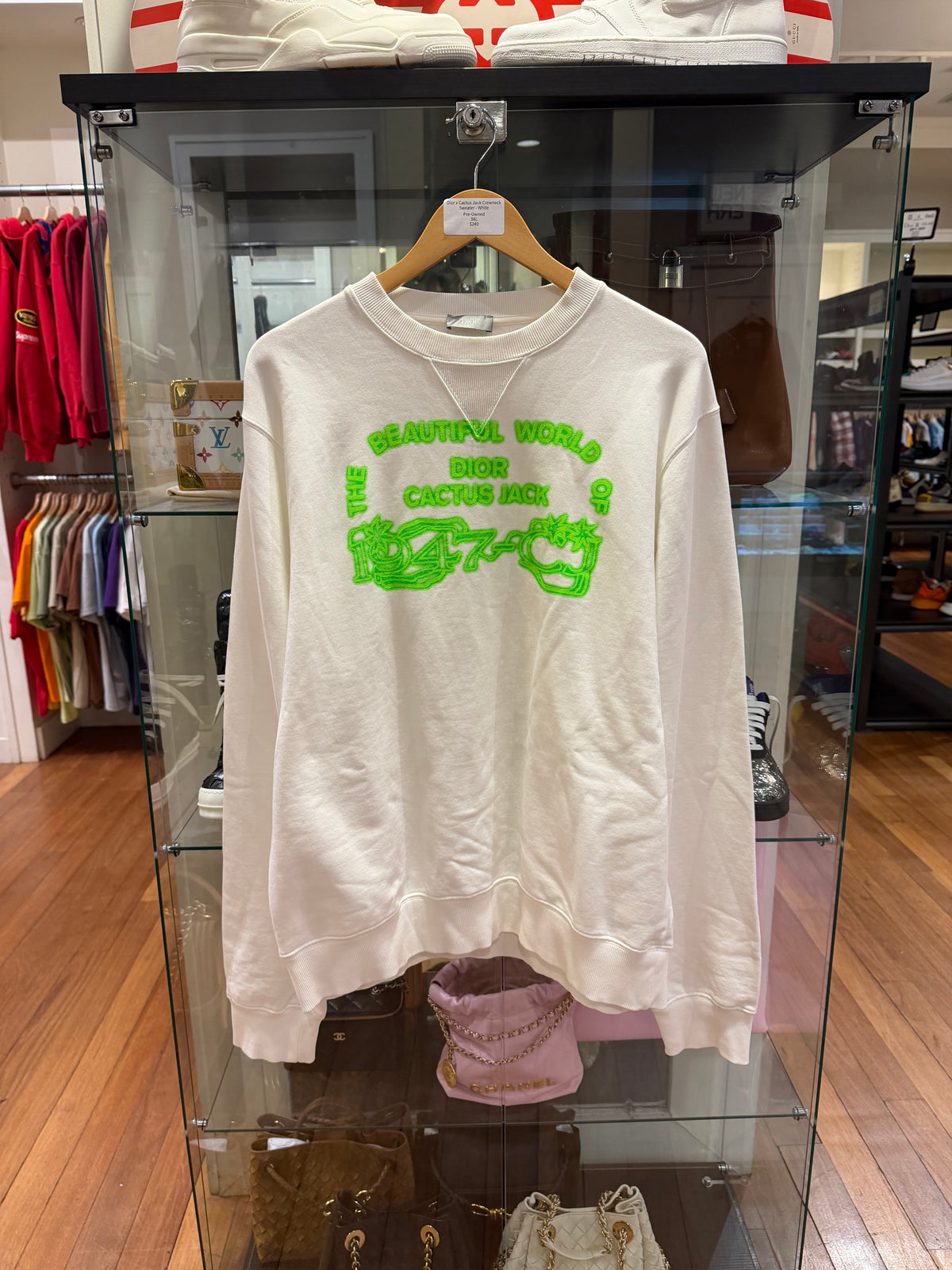 Dior x Cactus Jack Crewneck Sweater - White