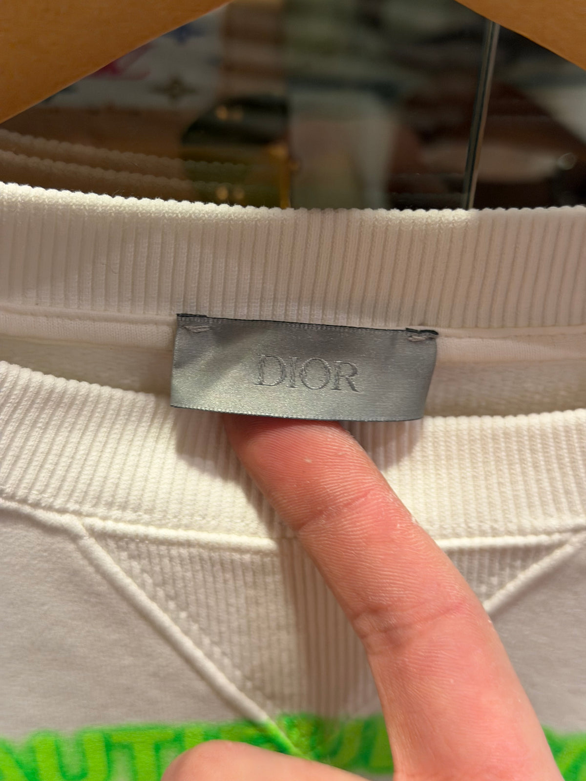 Dior x Cactus Jack Crewneck Sweater - White