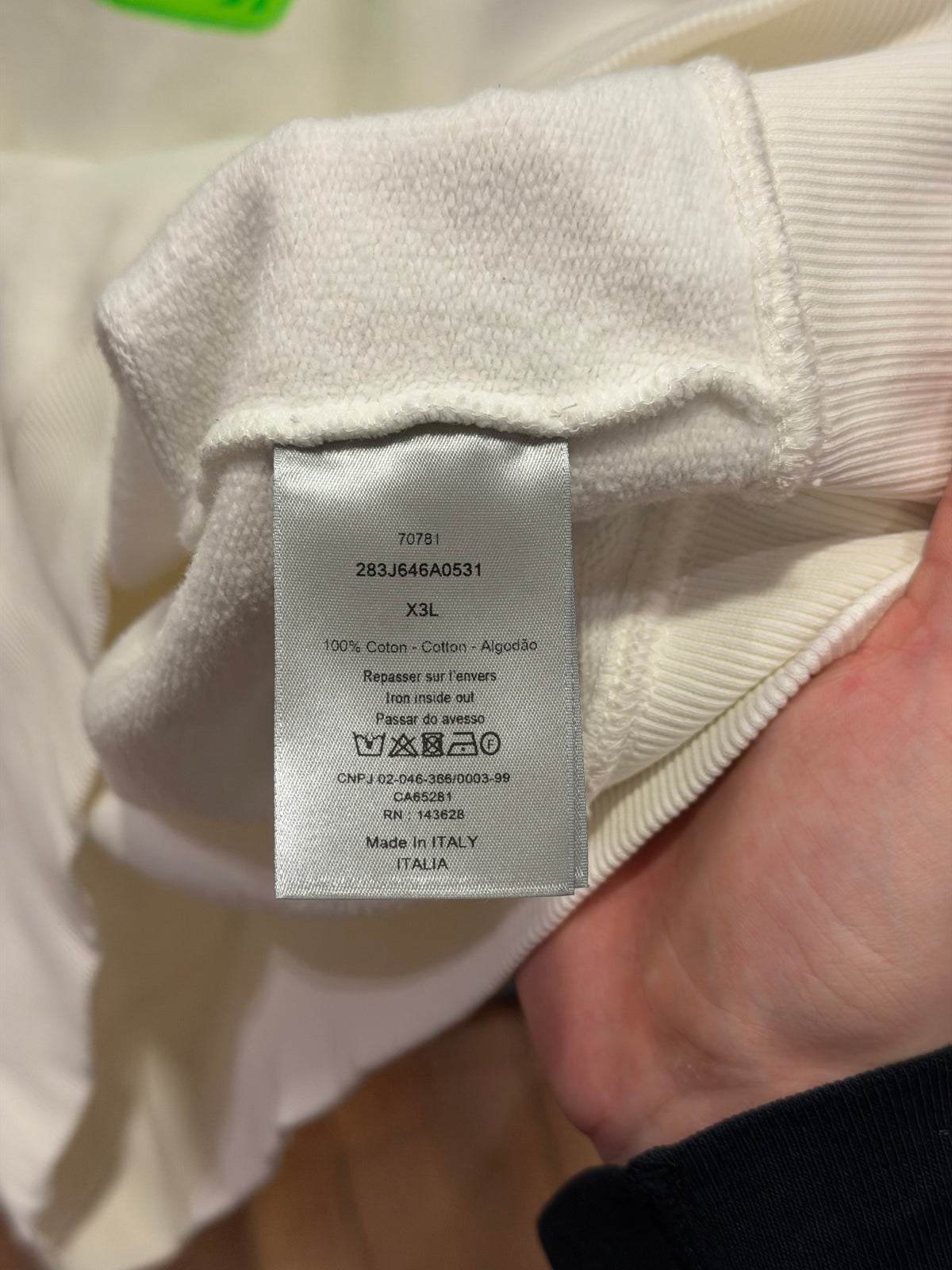 Dior x Cactus Jack Crewneck Sweater - White