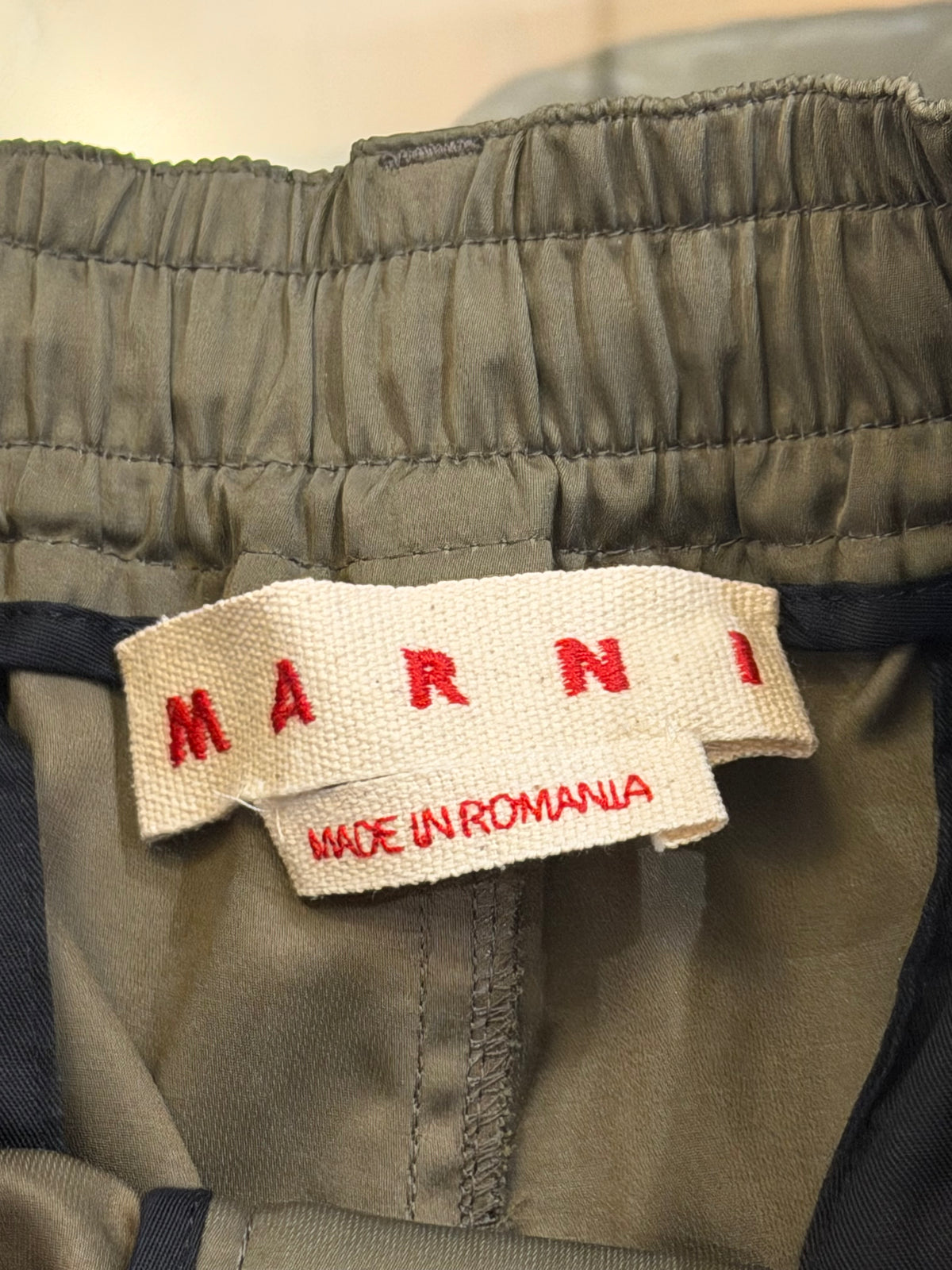 Marni Utility Cargo Pants - Olive