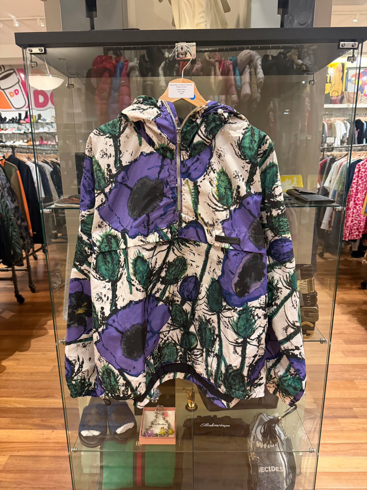Wales Bonner Bloom Anoroak - Poppy Purple