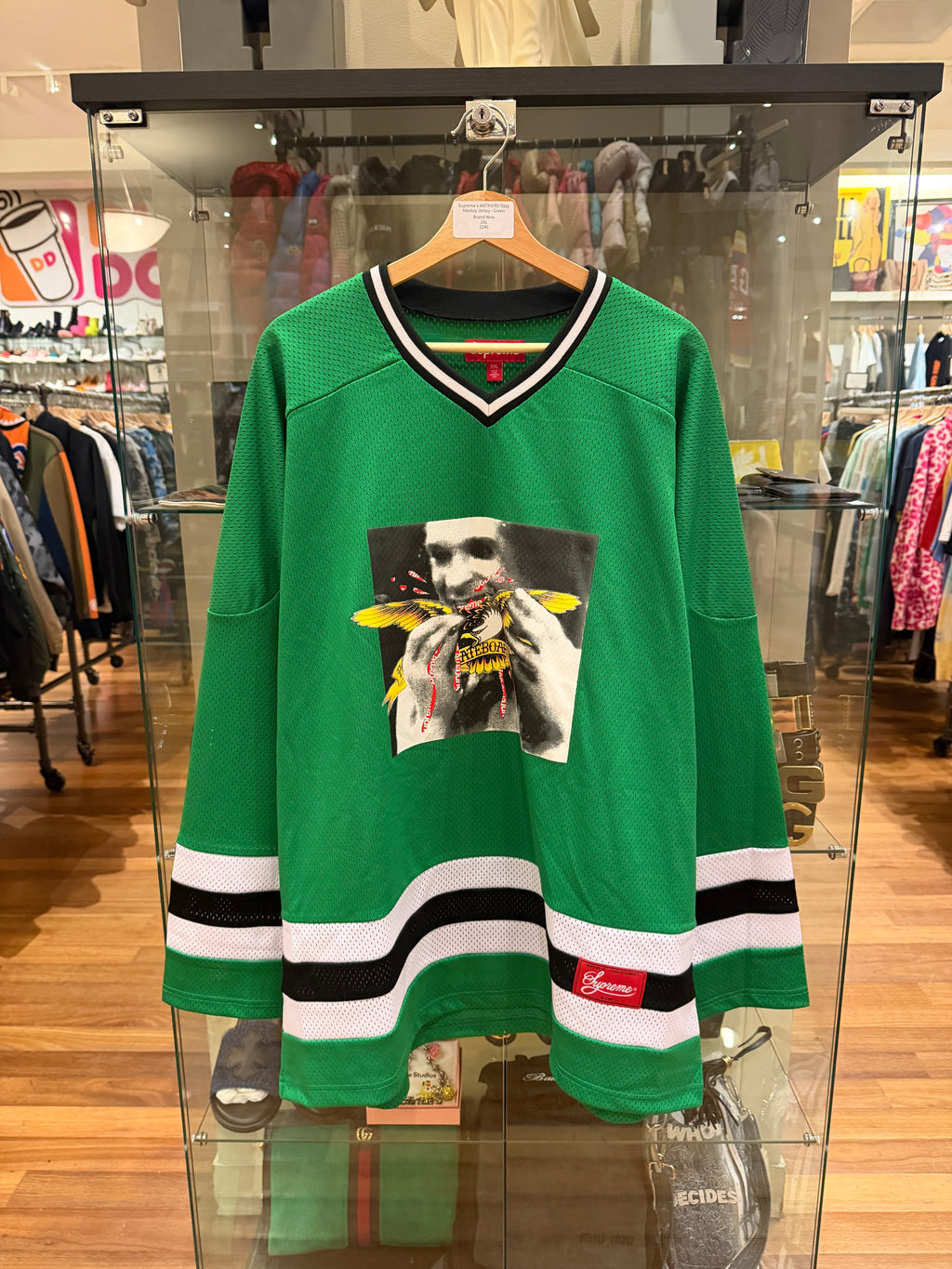 Supreme x ANTIHERO Ozzy Hockey Jersey - Green