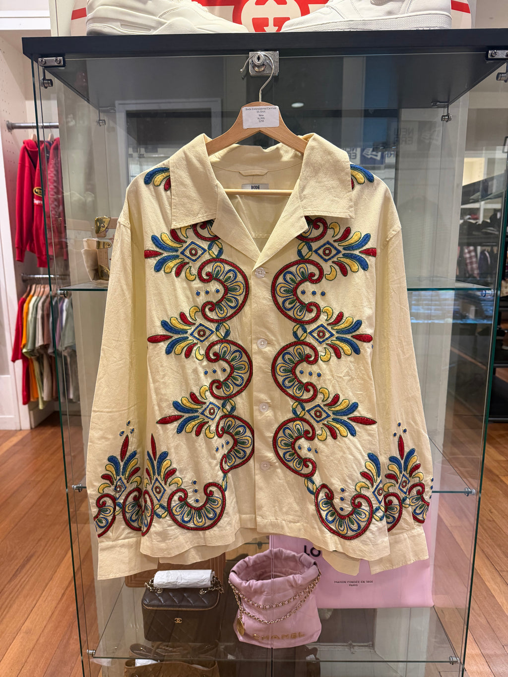 Bode Embroidered Carnival SS Shirt