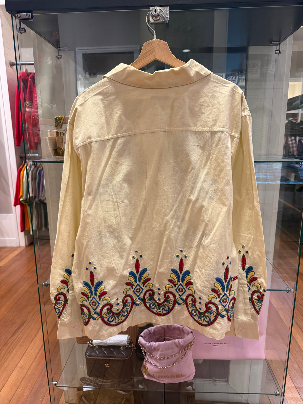 Bode Embroidered Carnival SS Shirt