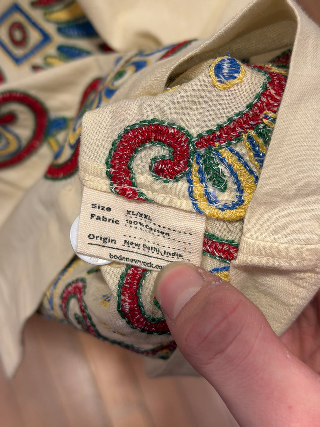Bode Embroidered Carnival SS Shirt