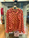 Bode Geometric Button Down Shirt - Red/Yellow