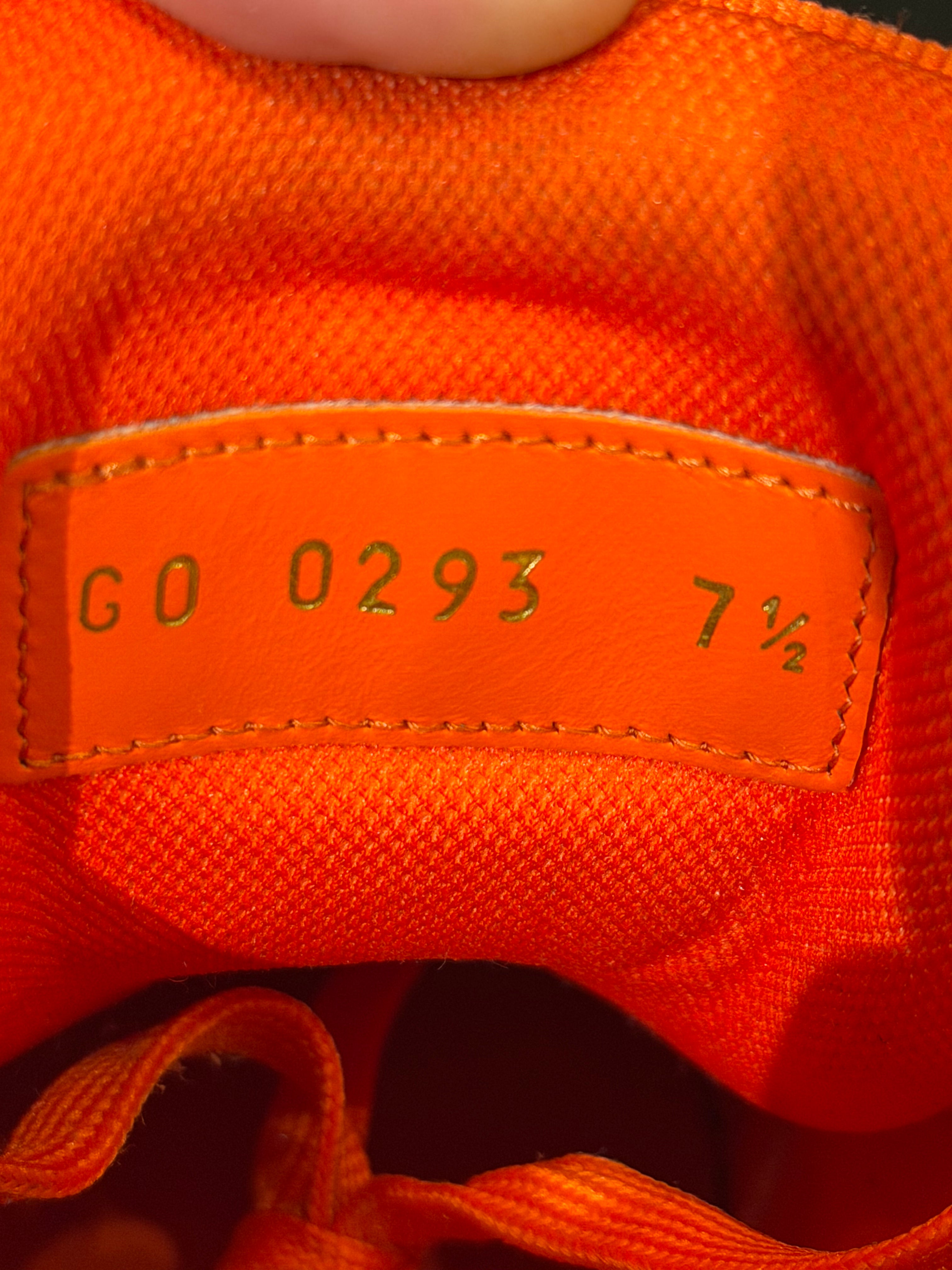 Louis Vuitton Swarovski Crystal LV Trainers - Orange