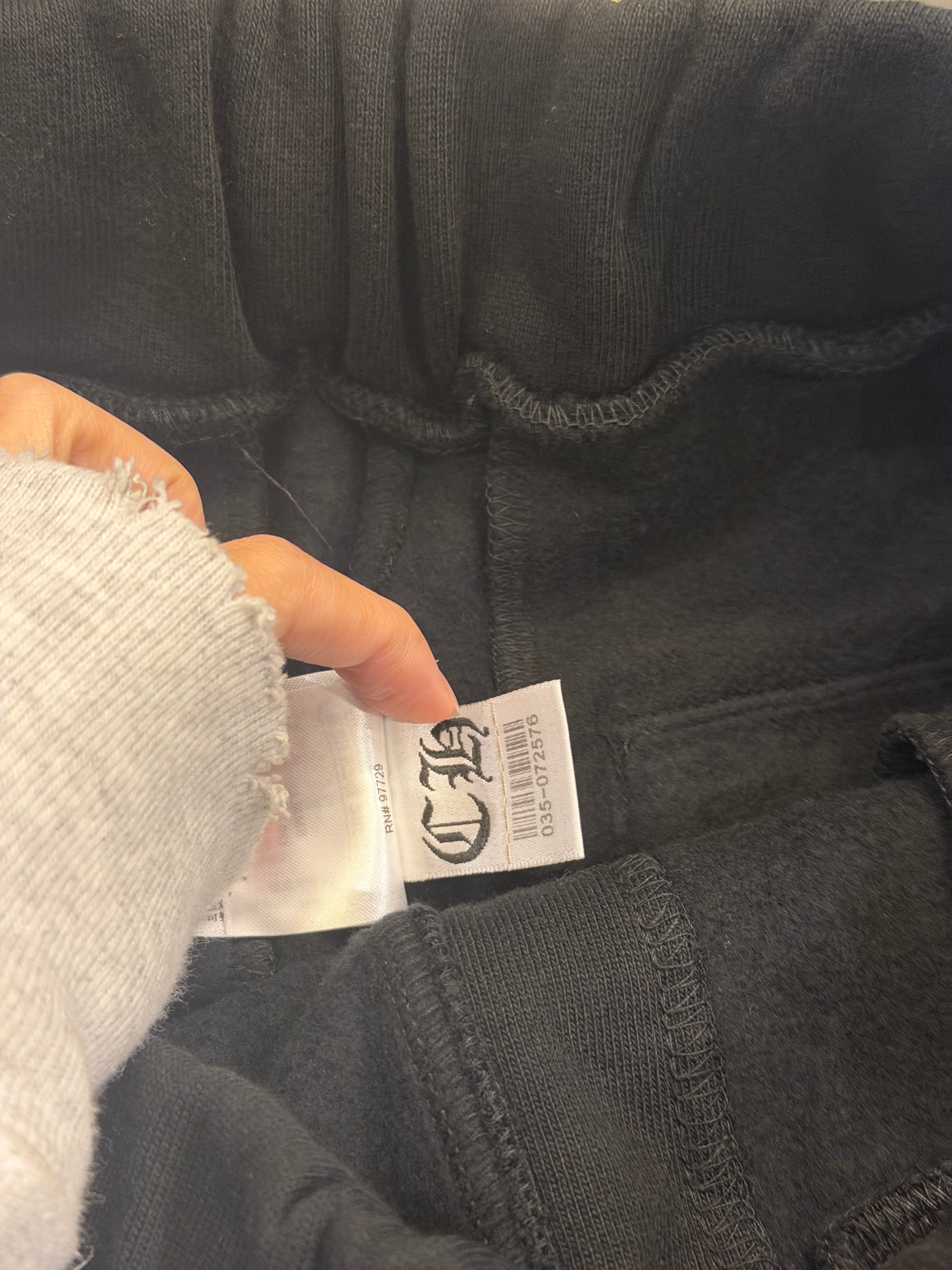 Chrome Hearts CH Floral Sweatpants - Black/Black