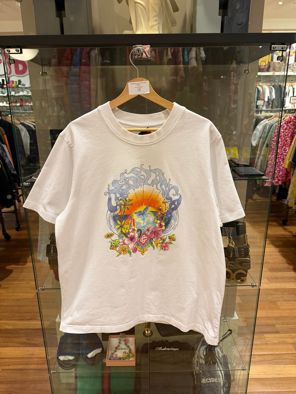 Casablanca Surf Trip Tee - White