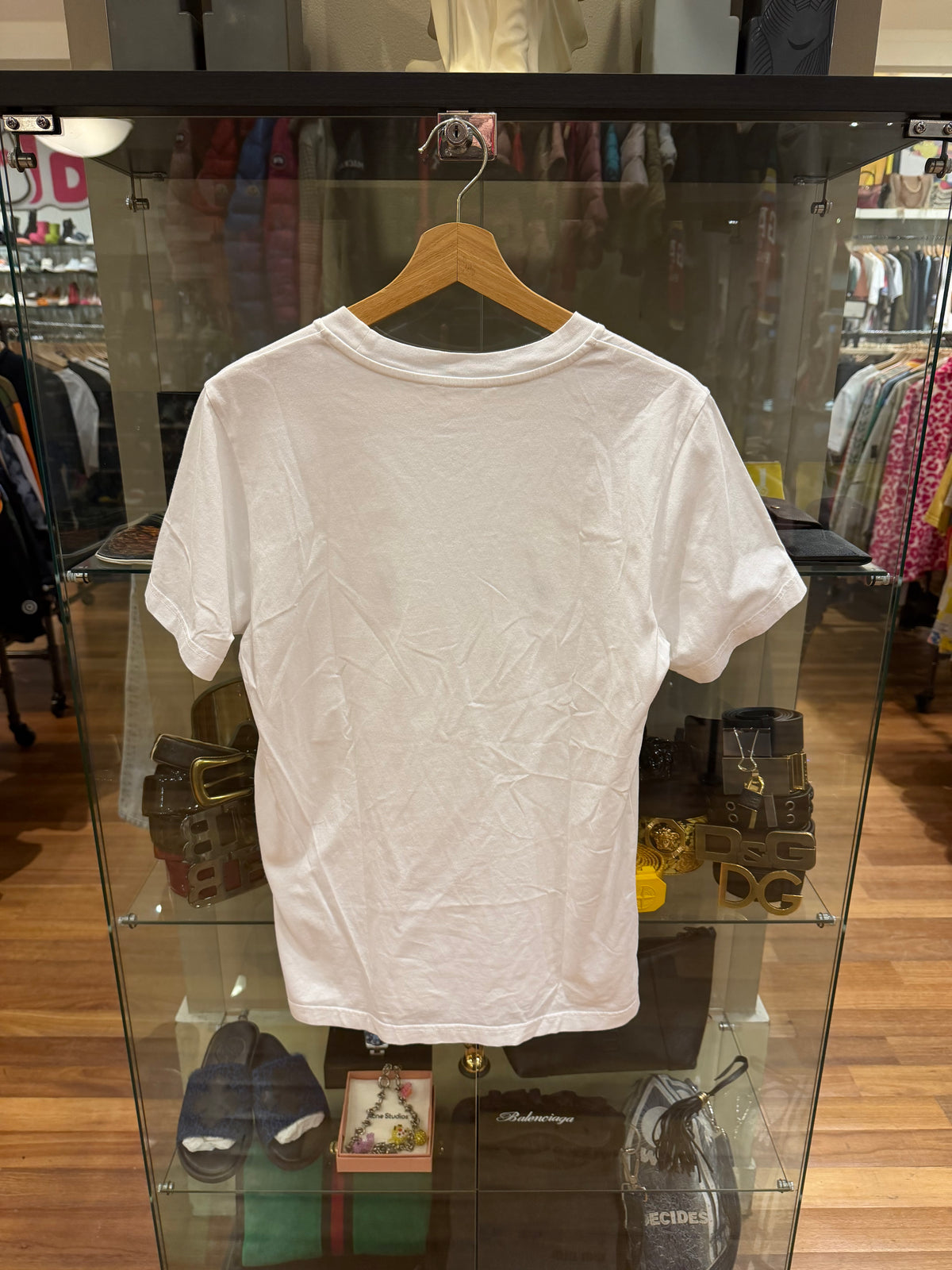 Marni Blurred Logo Cotton Tee - White