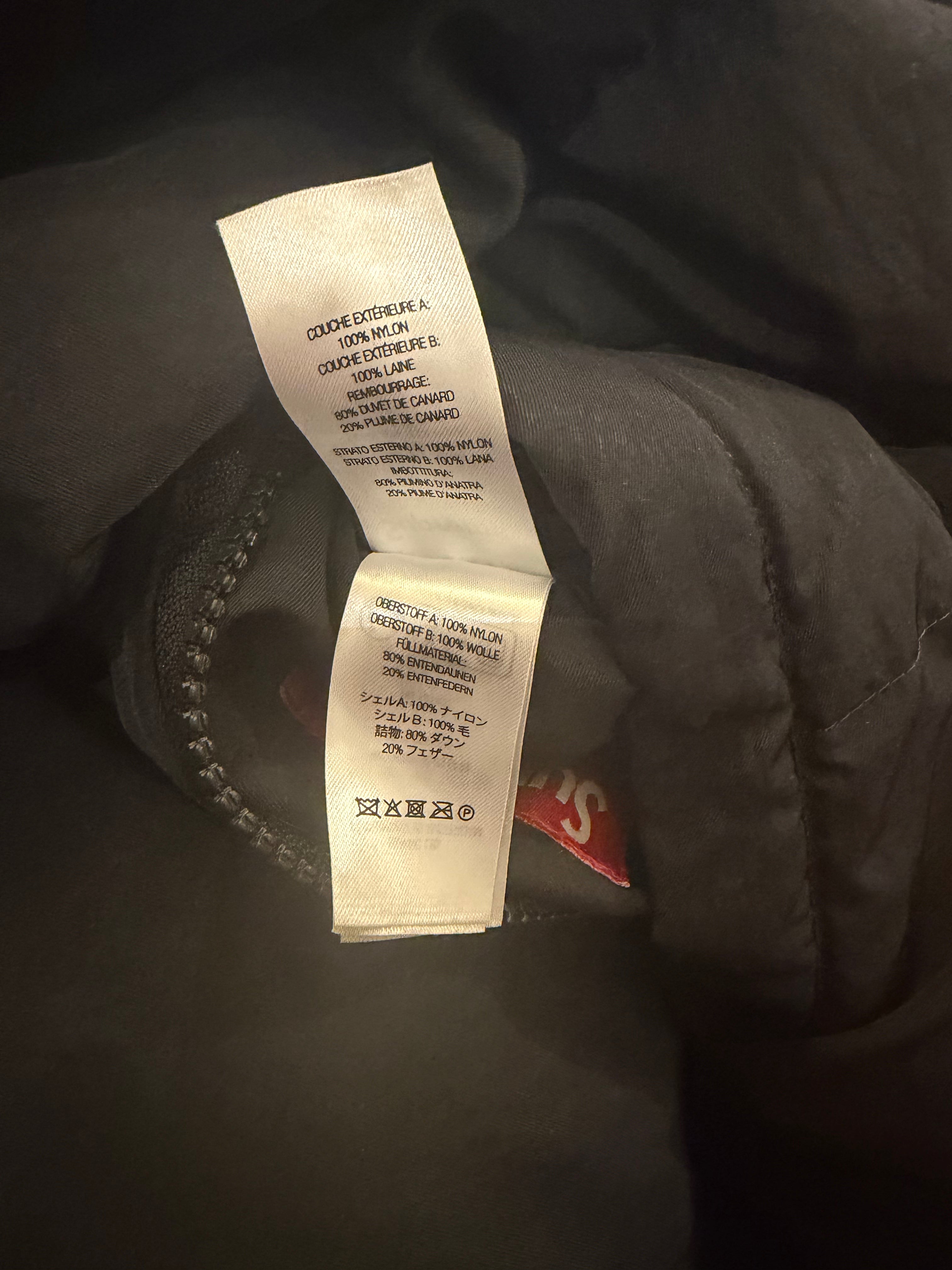 Supreme Reversible Puffer Jacket - Black