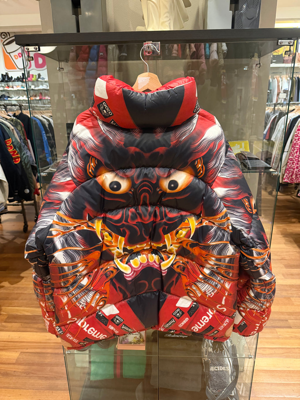 Supreme Reversible Featherweight Puffer Jacket - Demon Red