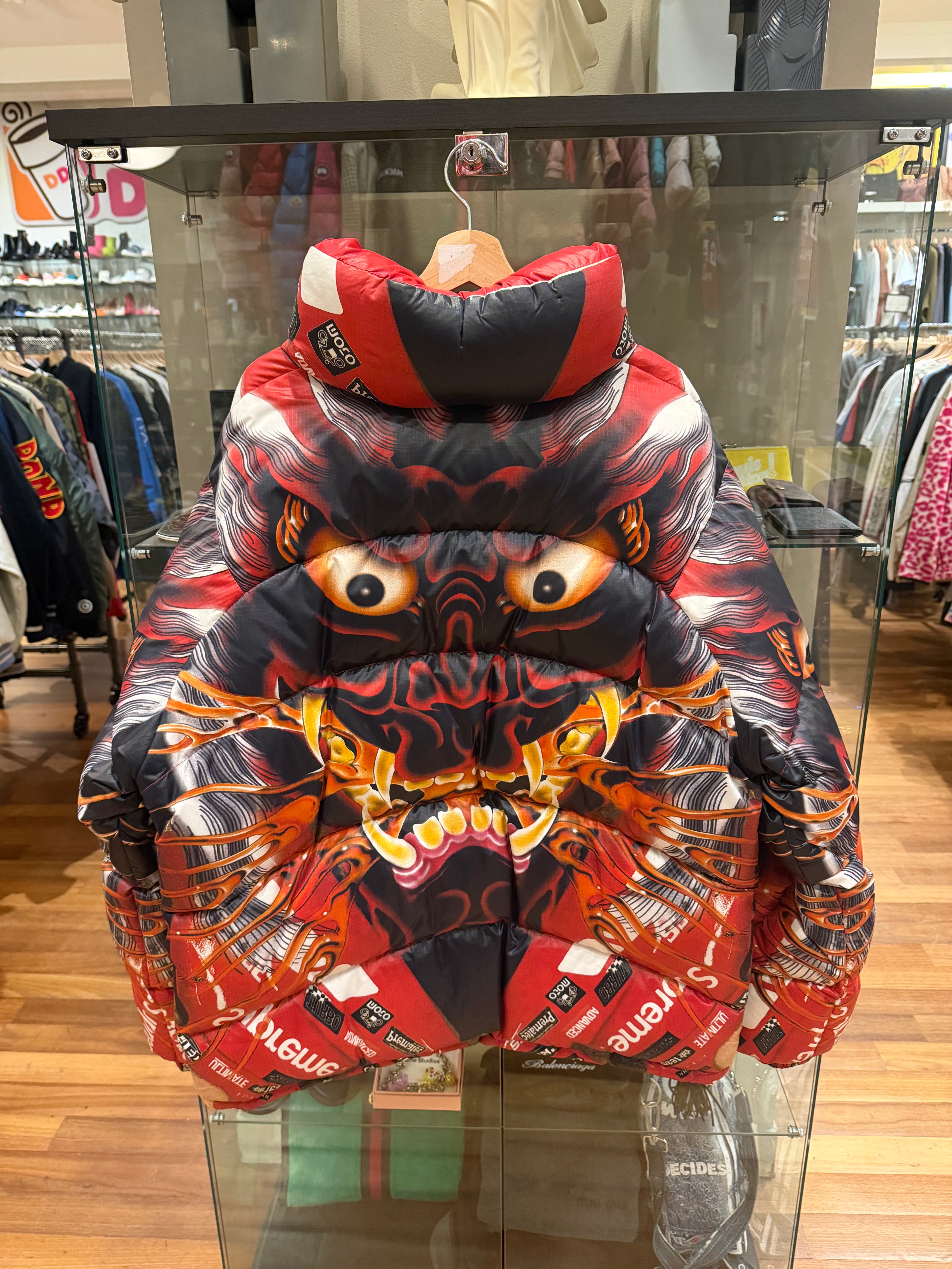 Supreme Reversible Featherweight Puffer Jacket - Demon Red