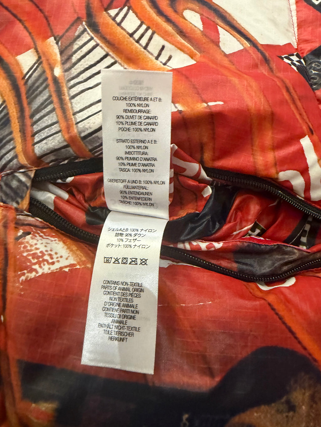 Supreme Reversible Featherweight Puffer Jacket - Demon Red