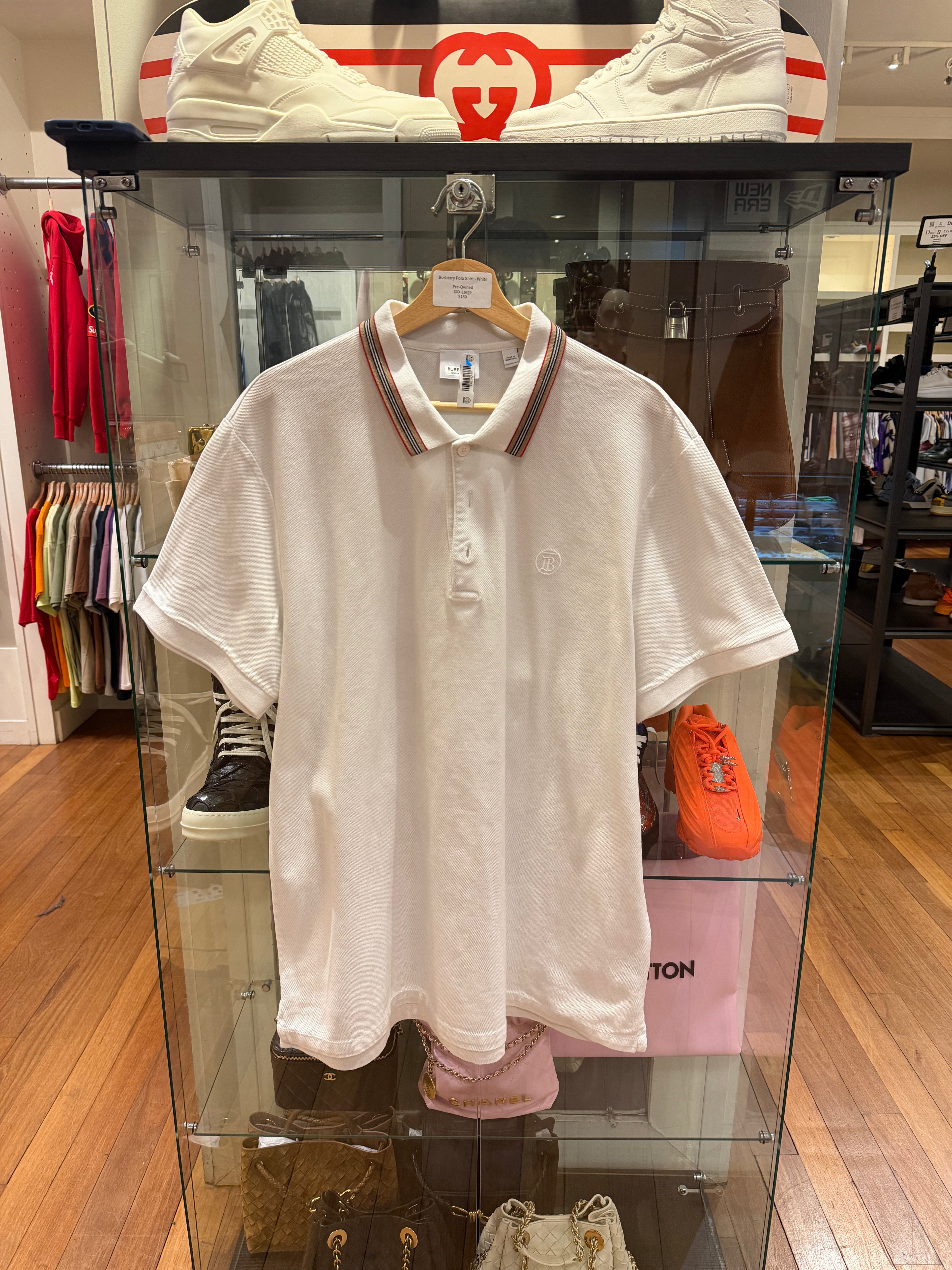 Burberry Polo Shirt - White