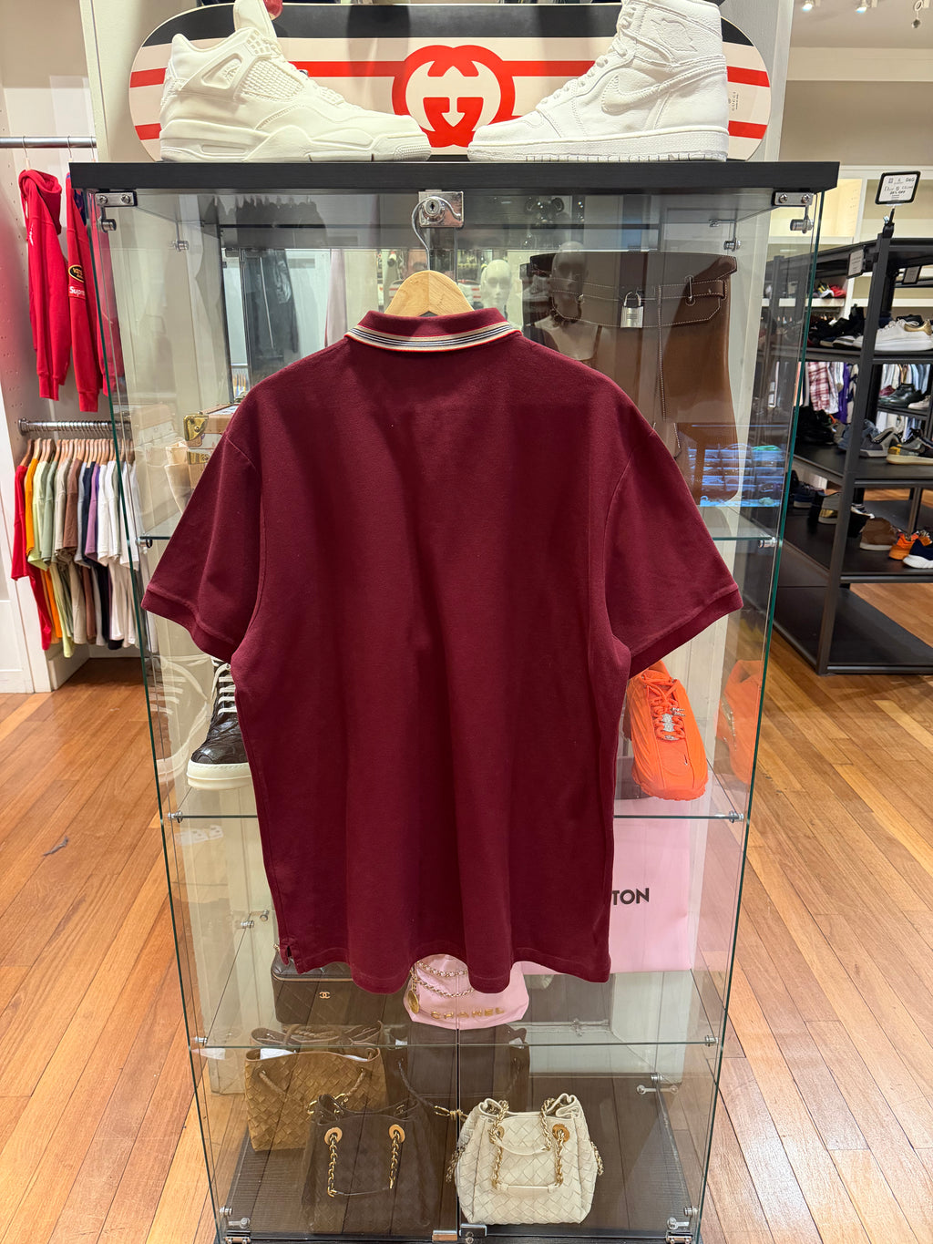 Burberry Polo Shirt - Maroon